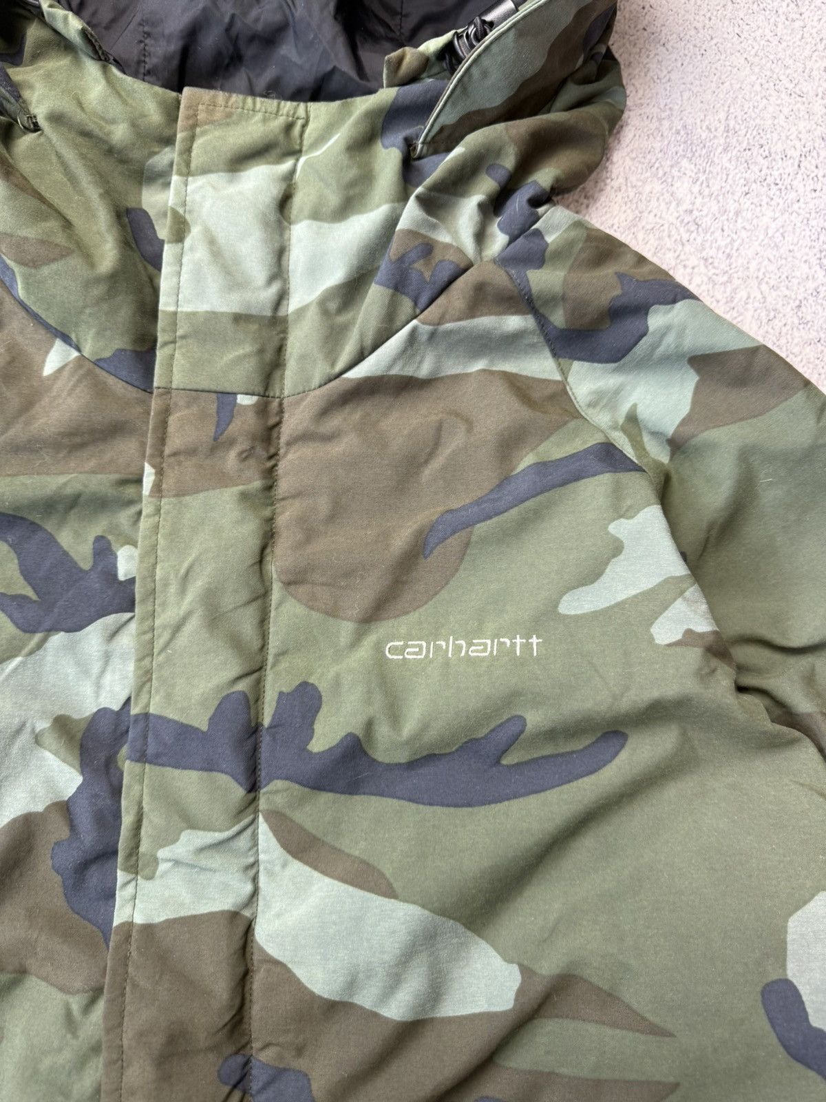 Carhartt Vintage: Carhartt Wax Camo Jacket Y2K Size US S / EU 44-46 / 1 - 16 Thumbnail