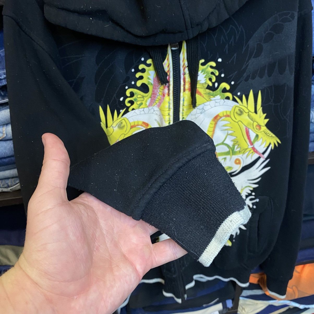 Other Vintage Ed Hardy style Graphic logo y2k opium zip hoodie Size US M / EU 48-50 / 2 - 6 Thumbnail