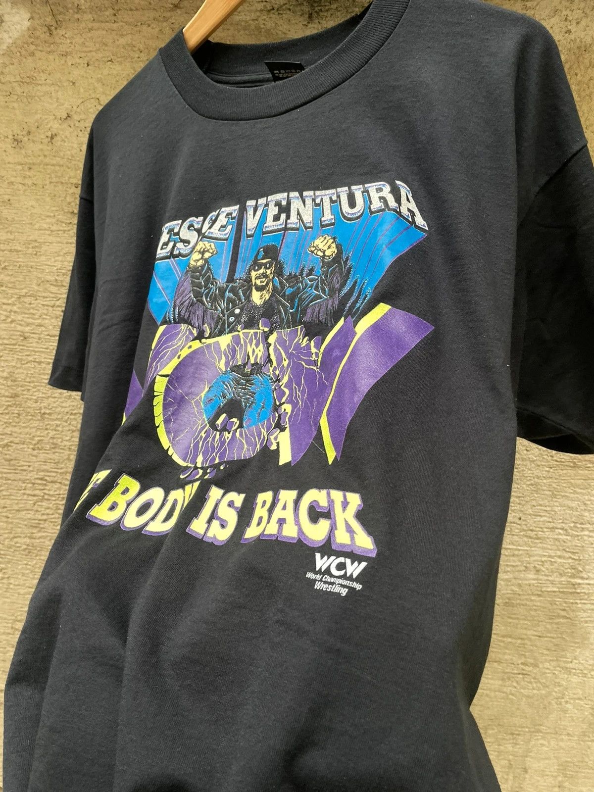 Band Tees Vintage 90s wrestling jesse ventura T-shirt Size US XL / EU 56 / 4 - 3 Thumbnail