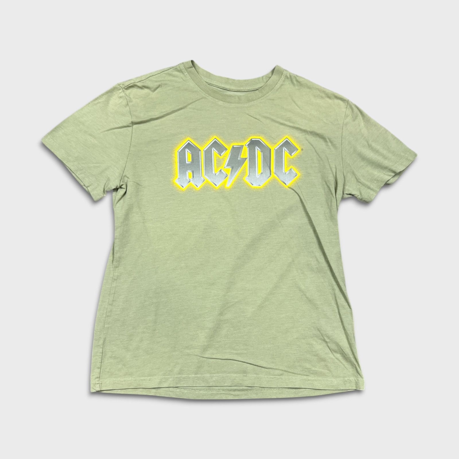 AC/DC × Band Tees × Vintage 2023 AC/DC T Shirt Spell Out Logo Graphic Rock Band Tee Size US S / EU 44-46 / 1 - 1 Thumbnail