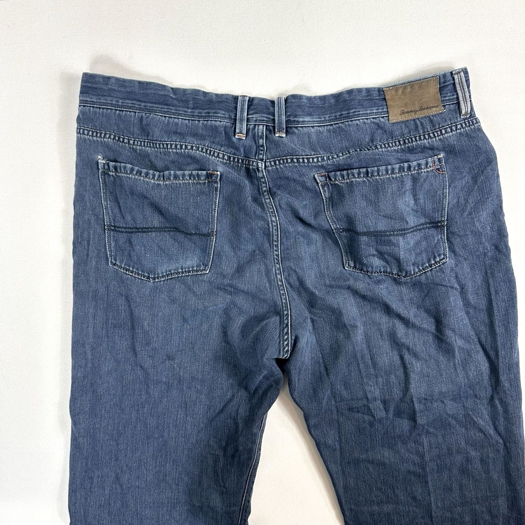 Tommy Bahama Tommy Bahama Jeans Mens Size 42x30 Blue Denim Straight Leg Standard Coin Pocket Size US 42 / EU 58 - 5 Thumbnail