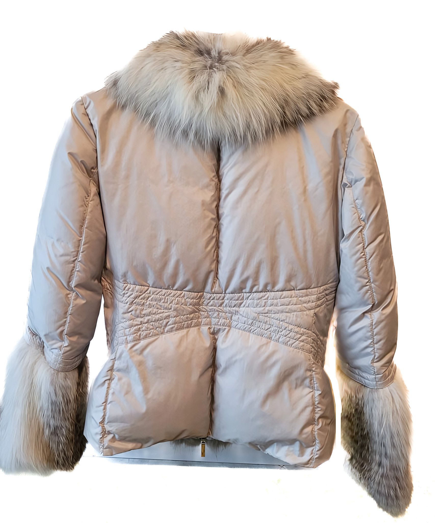 Roberto Cavalli FOX FUR GOOSE DOWN JACKET Size M / US 6-8 / IT 42-44 - 2 Thumbnail