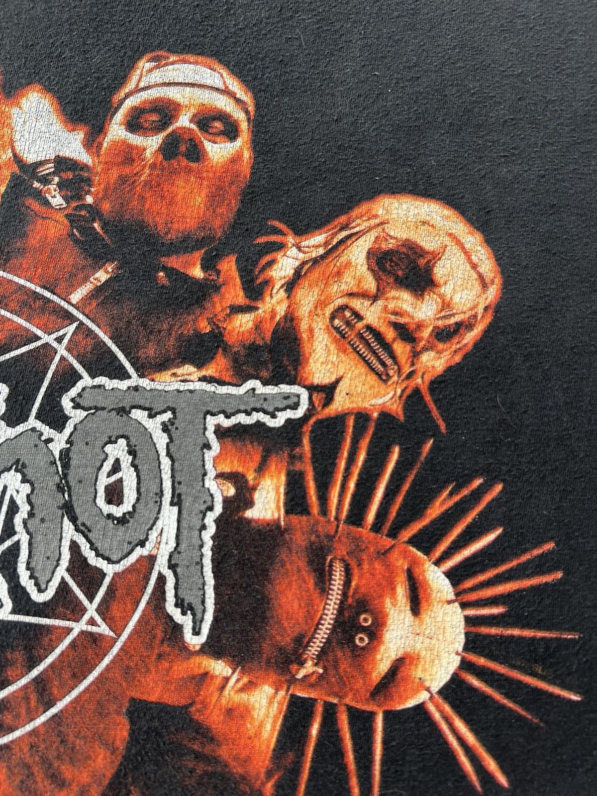 Band Tees Vintage 2001 Slipknot Iowa Goat Rock Band Black T-shirt Size US L / EU 52-54 / 3 - 7 Thumbnail