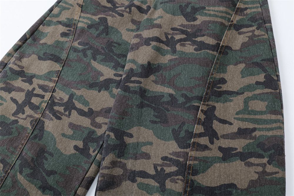 Jean American men's loose cargo retro camouflage machete jeans Size US 32 / EU 48 - 6 Thumbnail