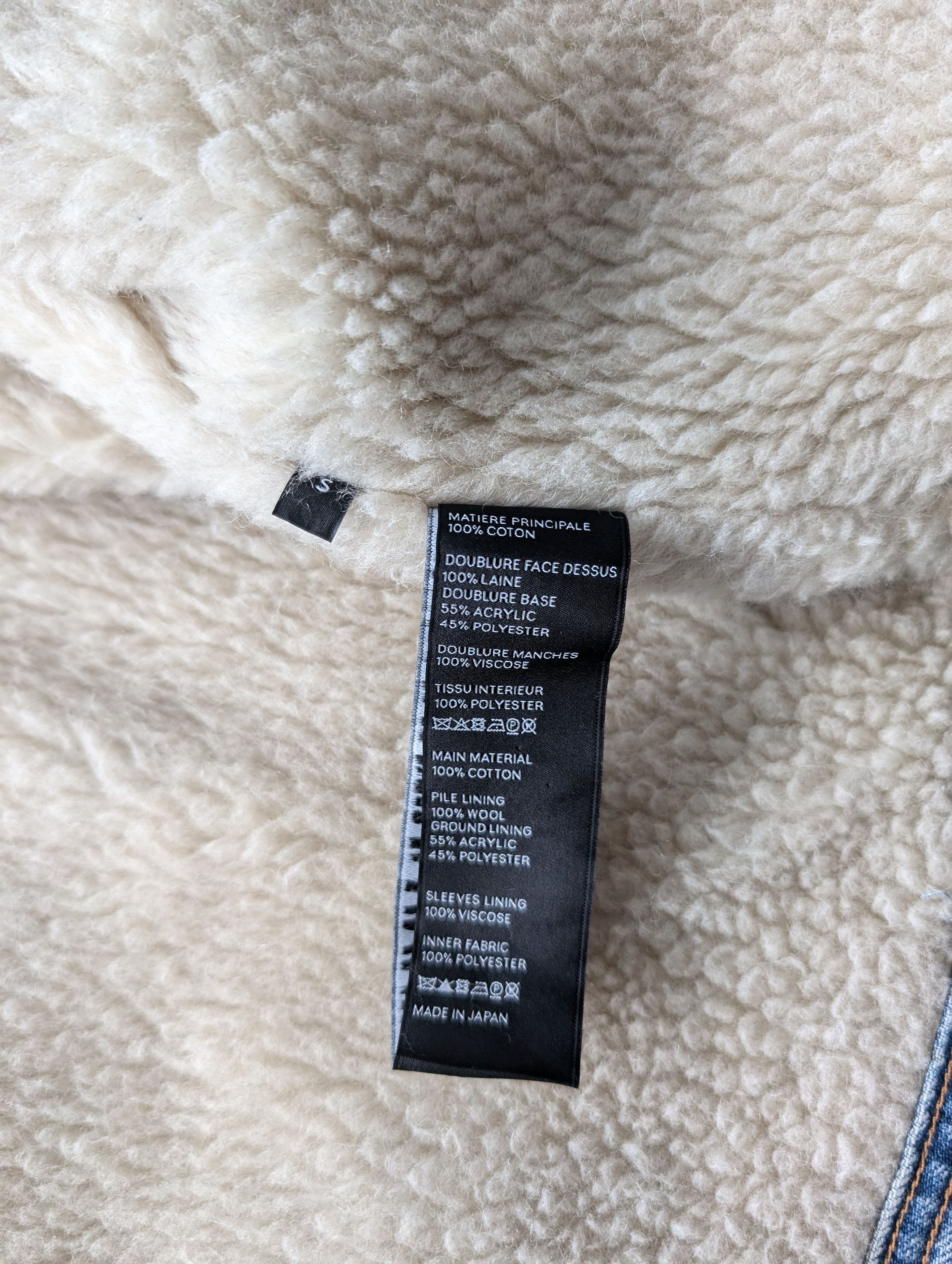 Celine × Hedi Slimane Celine Sherpa Denim Jacket Men's Size Small Size US S / EU 44-46 / 1 - 3 Thumbnail