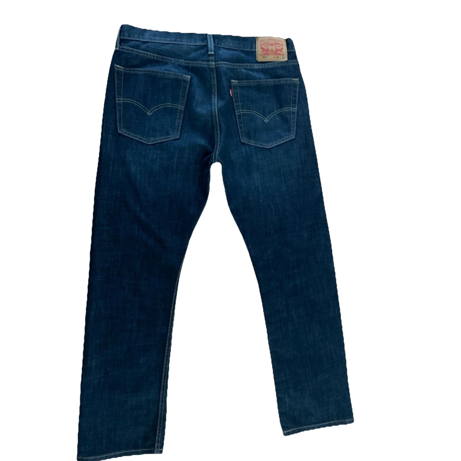 Levi's Levi’s 513 Mens Slim Straight Leg Jeans Dark Wash 36x30 EUC-12541 Size US 36 / EU 52 - 2 Thumbnail