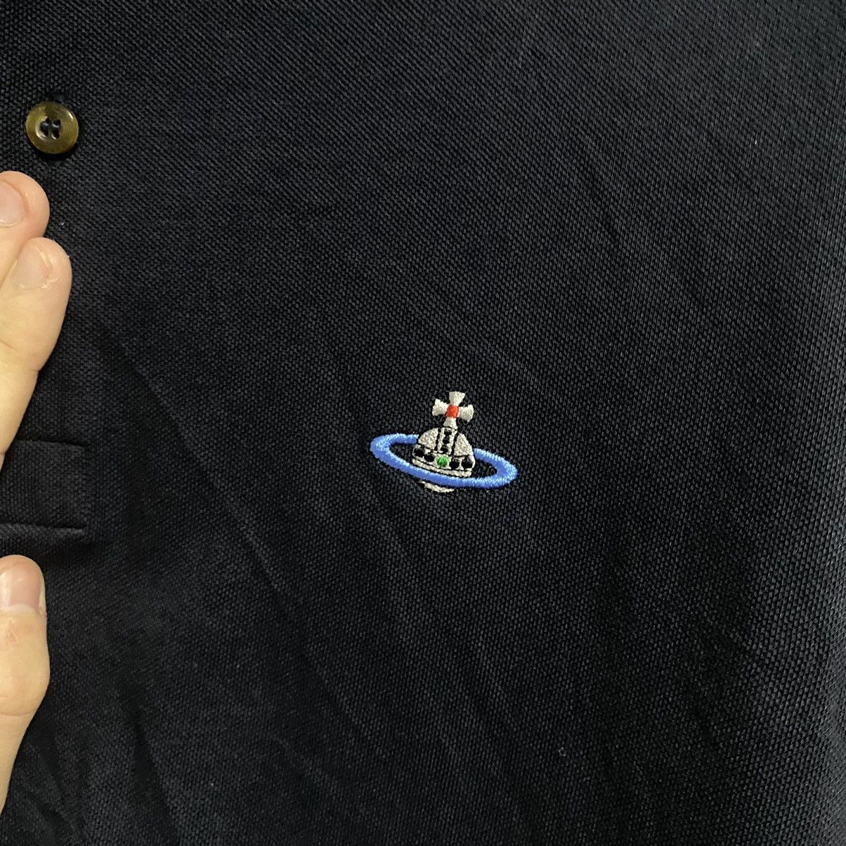 Vivienne Westwood Vintage Vivienne Westwood polo shirt rare blue Size US L / EU 52-54 / 3 - 5 Thumbnail