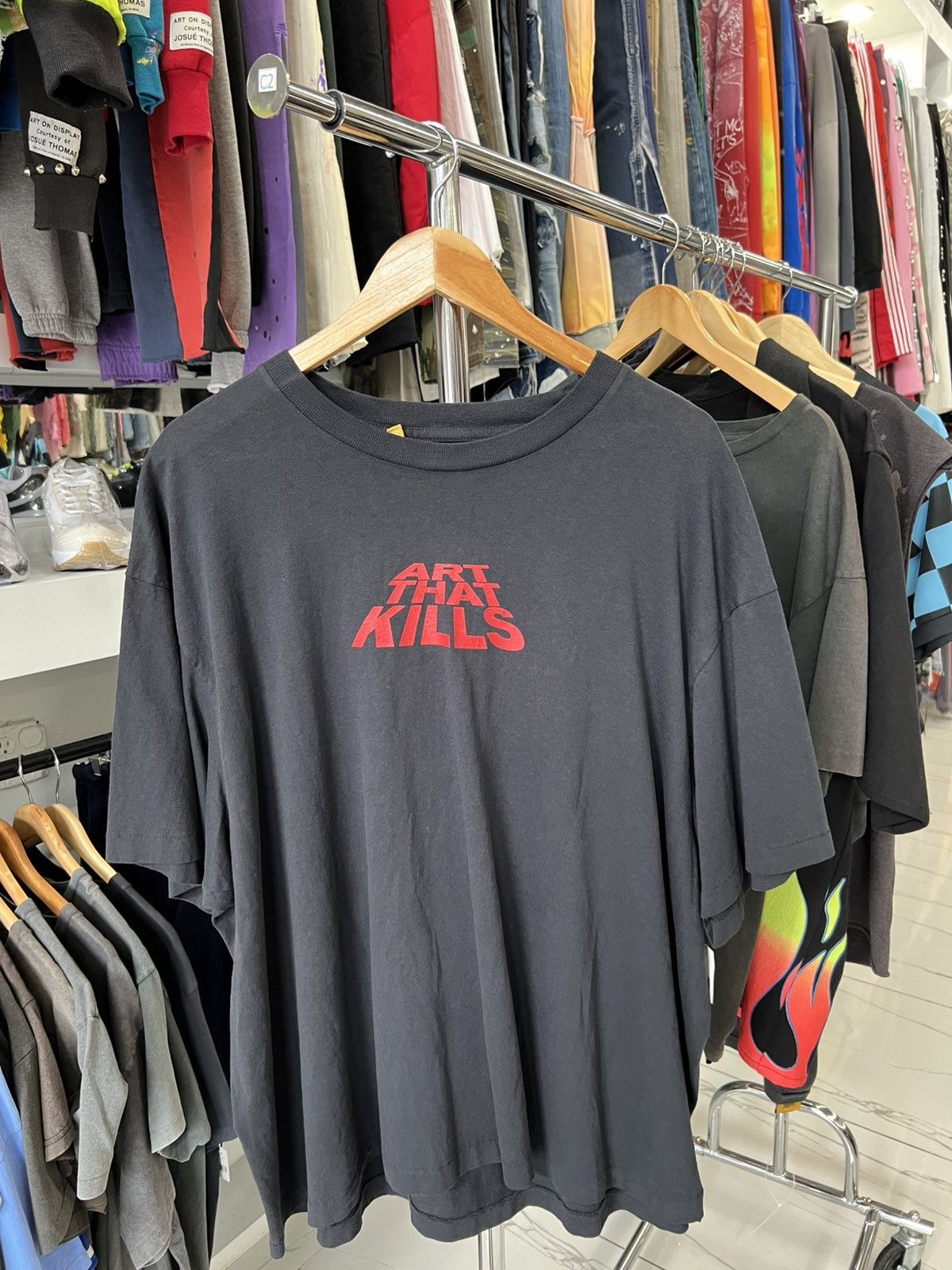 Gallery Dept. Gallery Dept ATK Stack Logo Tee Size US XXL / EU 58 / 5 - 1 Thumbnail