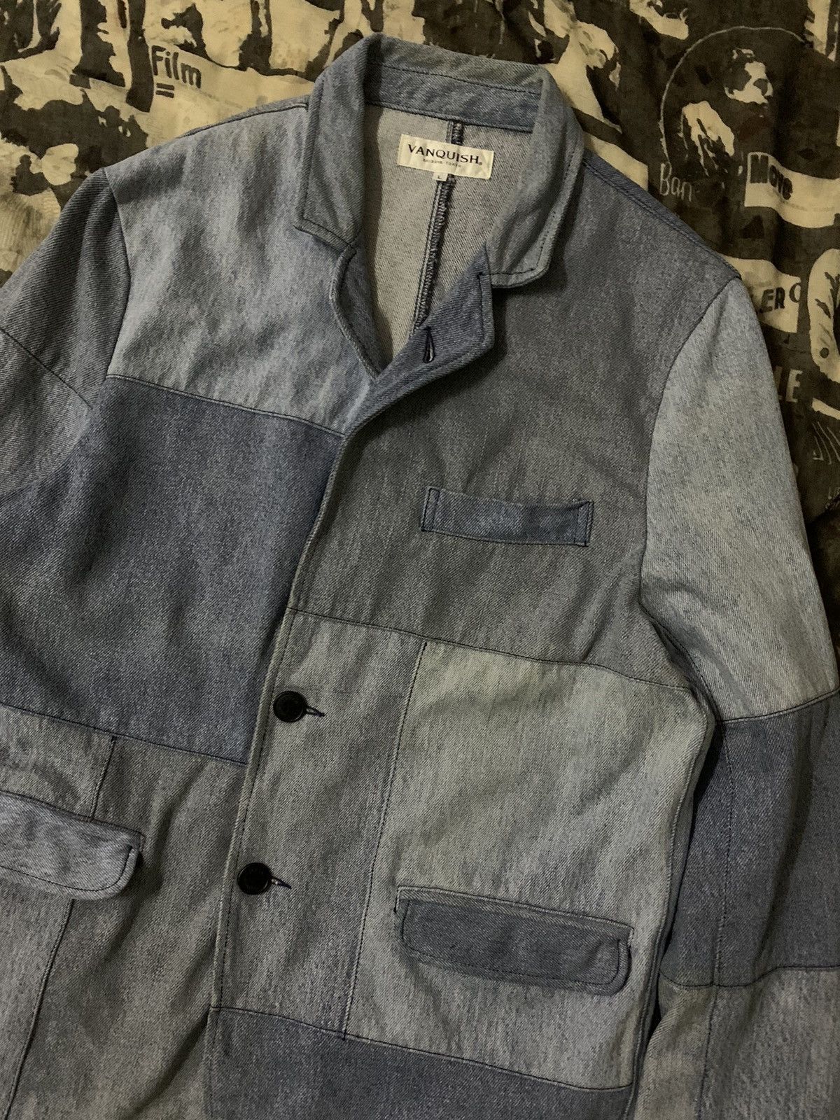 Vanquish 💥Avant Garde Vanquish Shibuya Patchwork Jacket Size US L / EU 52-54 / 3 - 3 Thumbnail