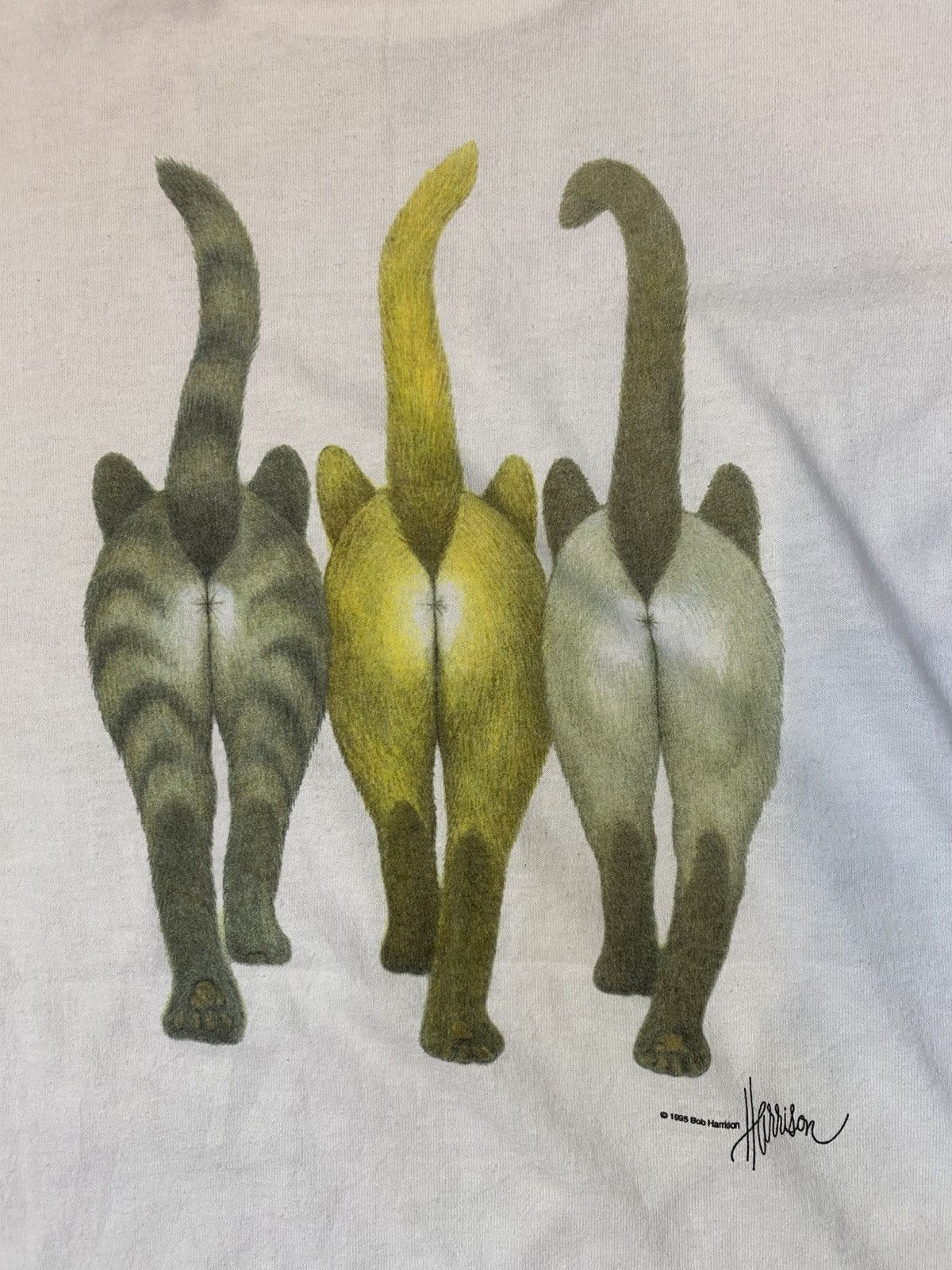 Vintage 1995 Bob Harrison Copyright Vintage Tee Murino’s Size US XL / EU 56 / 4 - 7 Thumbnail