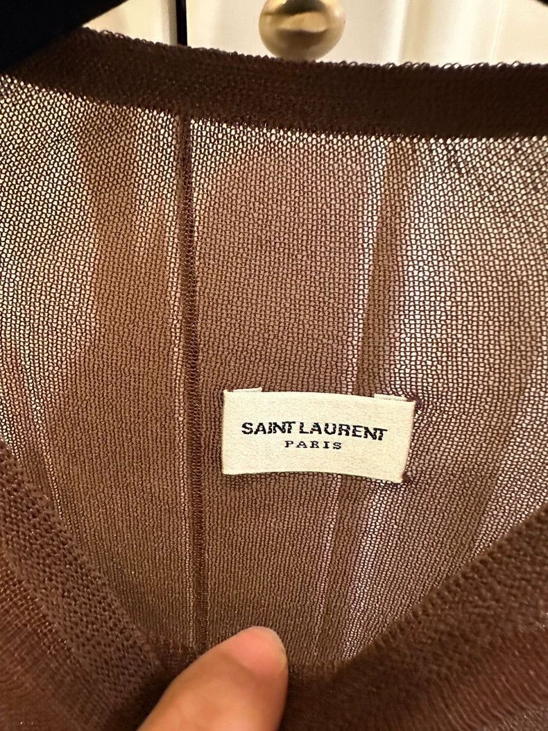 Saint Laurent Paris Saint Laurent Paris Saint Laurent Long Sleeve Top in New C Size US M / EU 48-50 / 2 - 2 Thumbnail