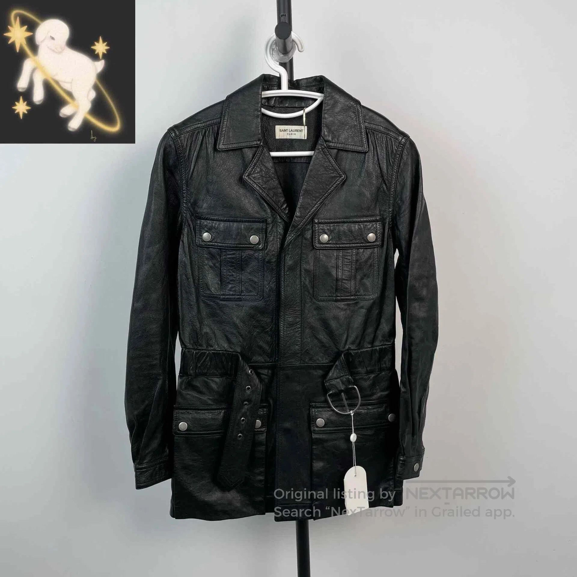Saint Laurent Paris Saint Laurent 2017FW Black Leather Jacket. Size US M / EU 48-50 / 2 - 1 Thumbnail