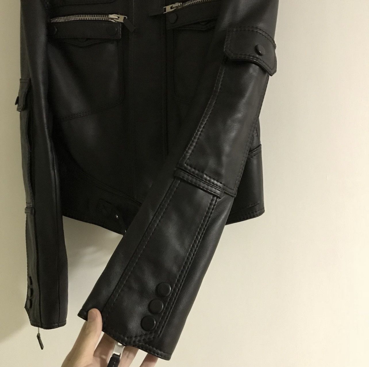 Hedi Slimane dior homme 07SS leather jacket 44 slp celjne ysl hedi Size US S / EU 44-46 / 1 - 6 Thumbnail
