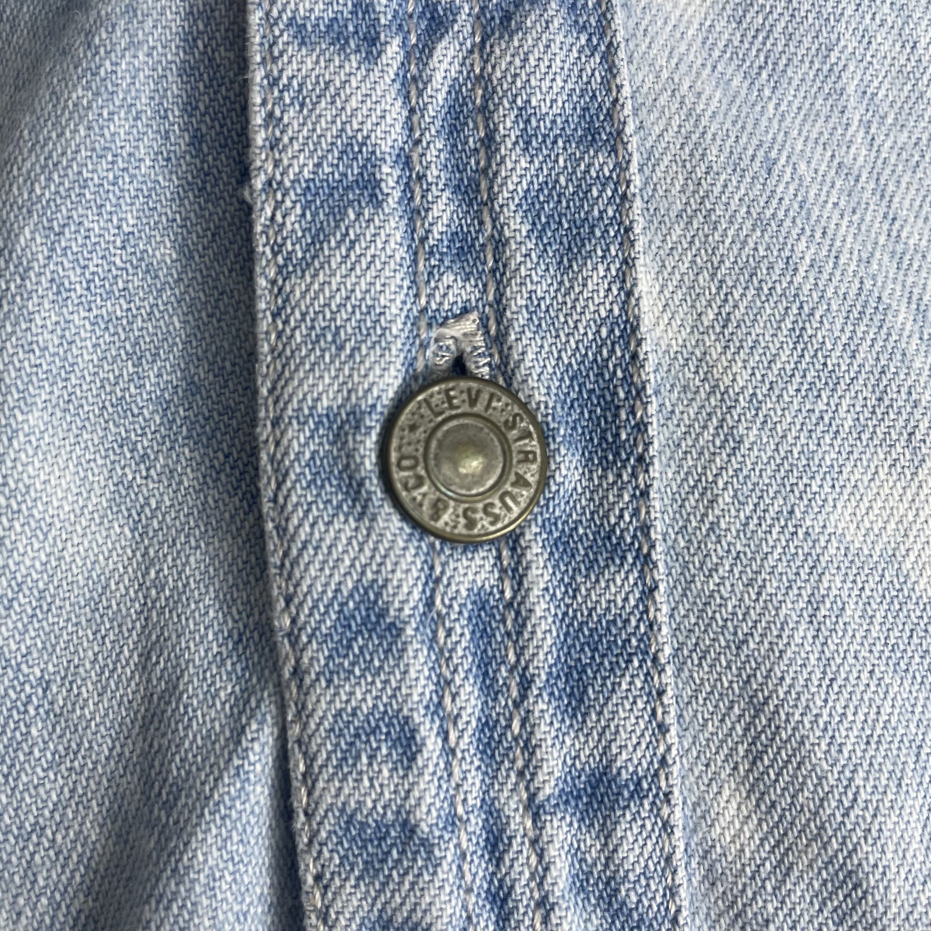 LVC × Levi's × Levi's Vintage Clothing LEVIS WORK SHIRT OVERSIZE DISTRESS RED TAB Size US M / EU 48-50 / 2 - 3 Thumbnail