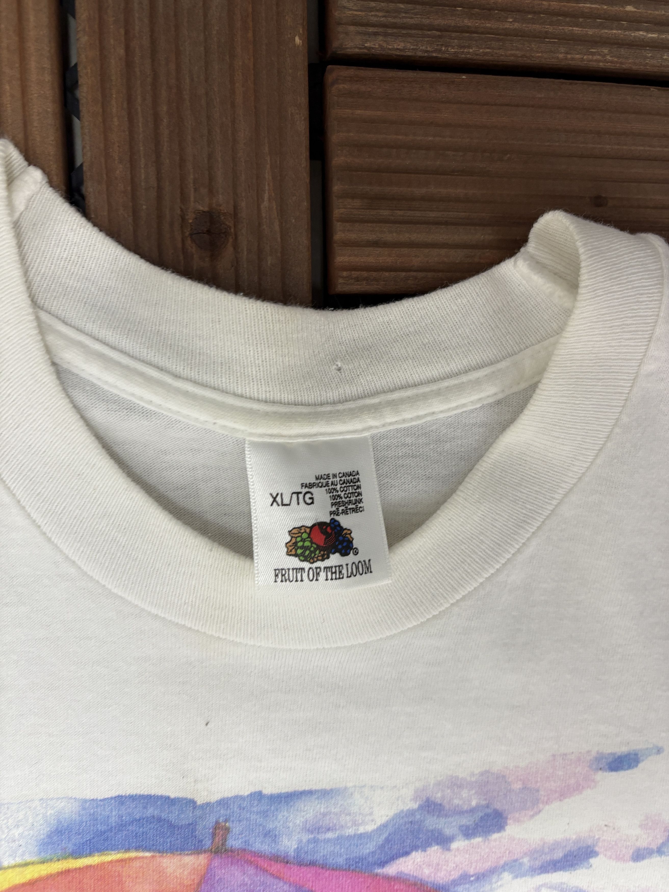 Vintage Port Dover, Canada Vintage White T-Shirt Tee Size US XL / EU 56 / 4 - 5 Thumbnail