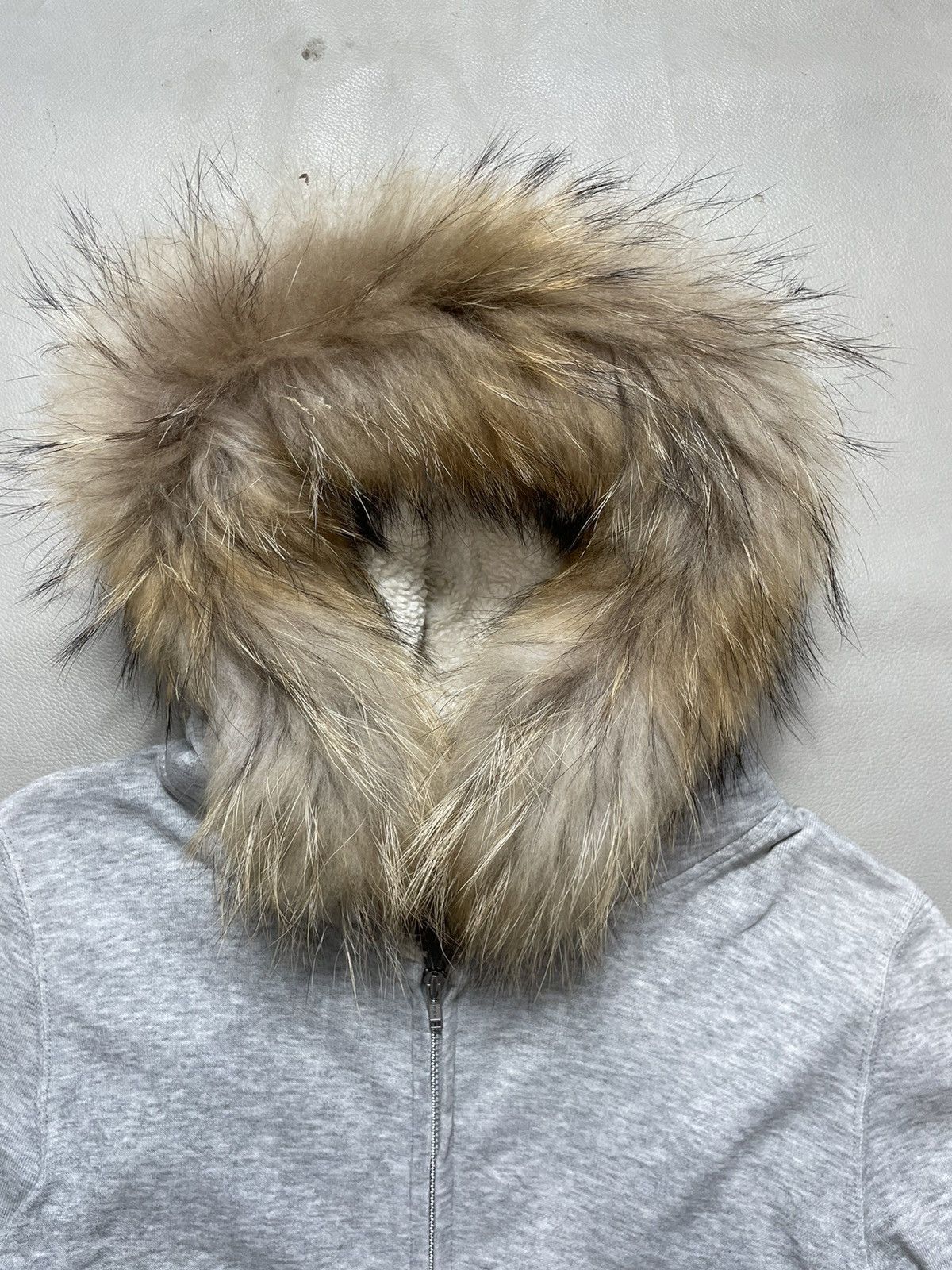 Hysteric Glamour Japanese Faux Fur zip Hoodie ifsix lgb distressed punk style Size L / US 10 / IT 46 - 4 Thumbnail