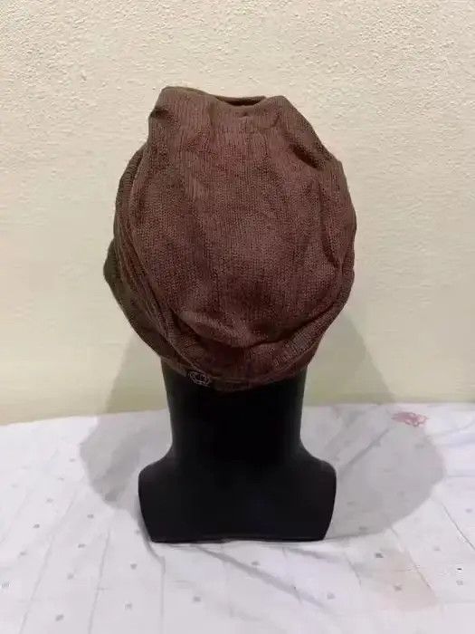 Japanese Brand Japanese Brand Vehicle Plain Turban Style Beanie Hat Size ONE SIZE - 3 Thumbnail