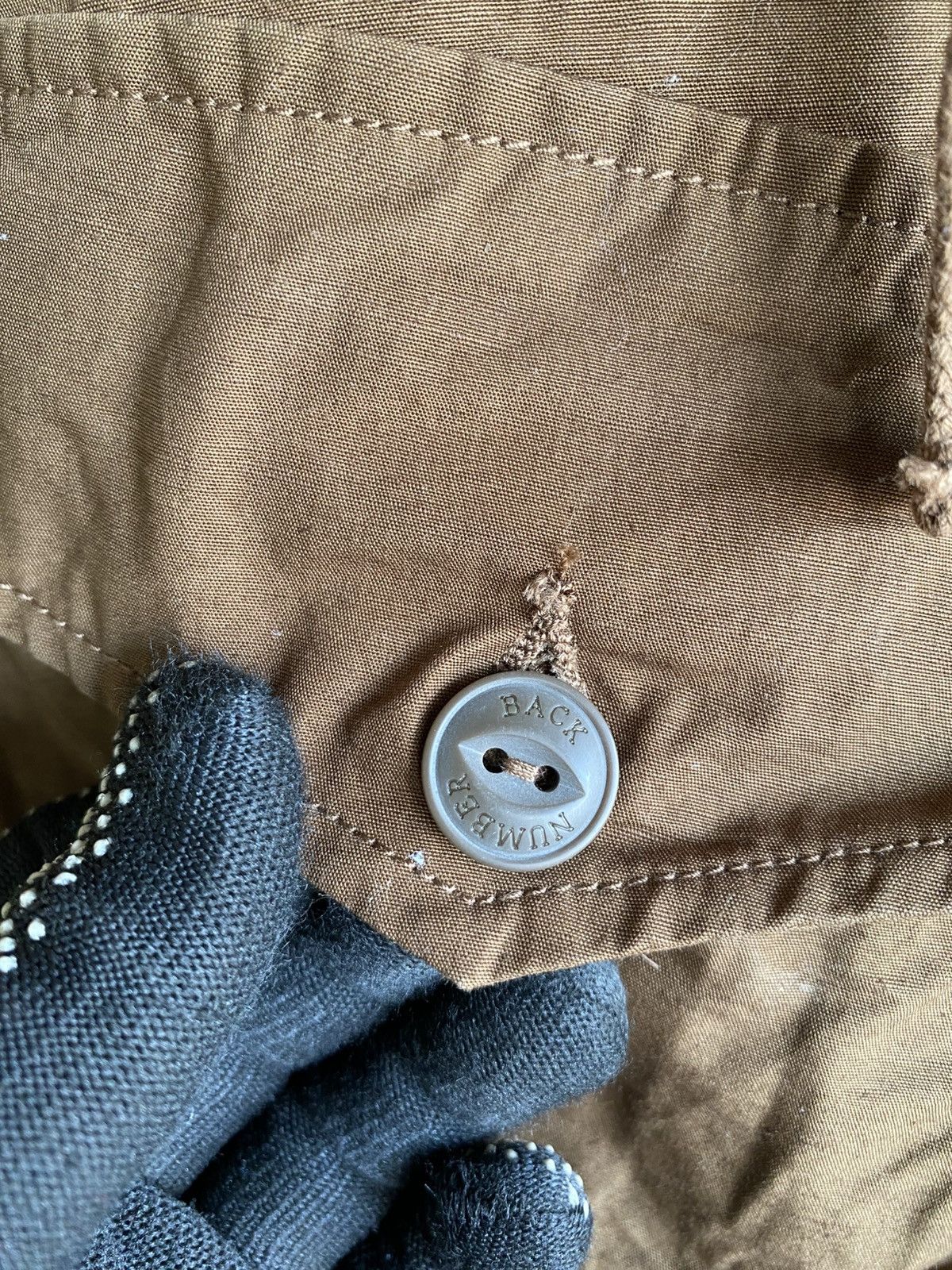Japanese Brand Back Number Re-Vintage Hooded Military Brown Casual Archive Size US M / EU 48-50 / 2 - 6 Thumbnail