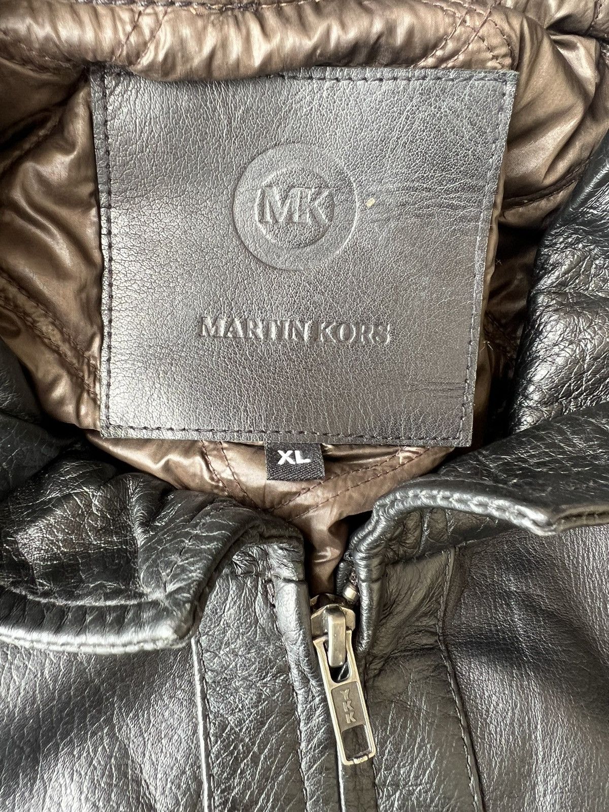 Other Martin Kors MK Napa Leather Lined Coat Jacket Size US XL / EU 56 / 4 - 24 Thumbnail