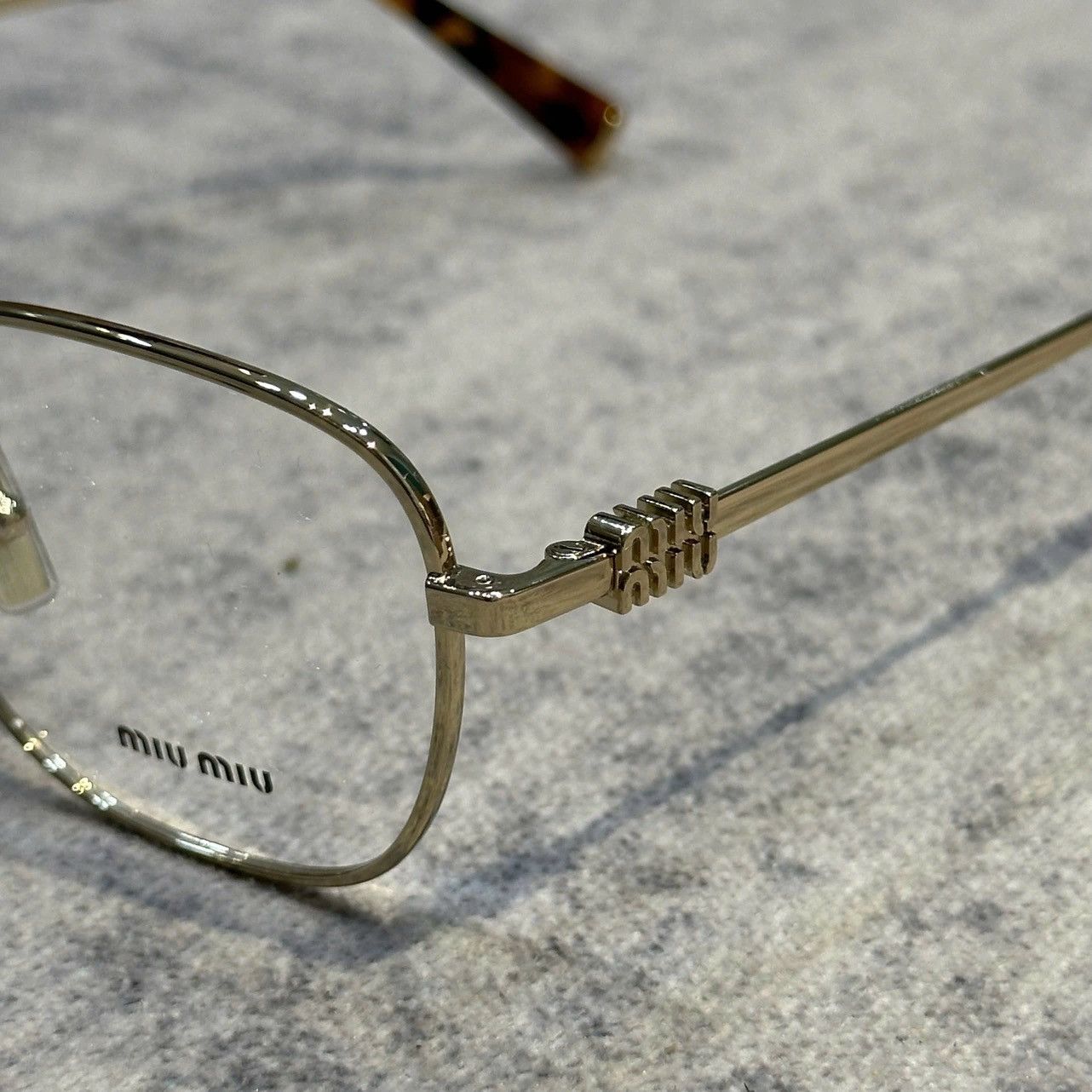 Miu Miu MIU MIU MU 50WV 1BC1O1 Glasses Size ONE SIZE - 7 Thumbnail