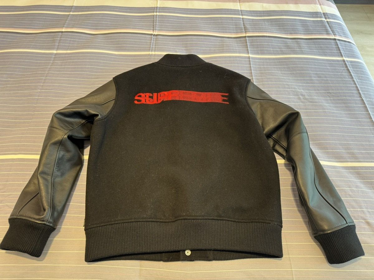 ジャケット・アウター FW18 Supreme Motion Logo Varsity Jacket Supreme Motion Logo Varsity Jacket Black - StockX News