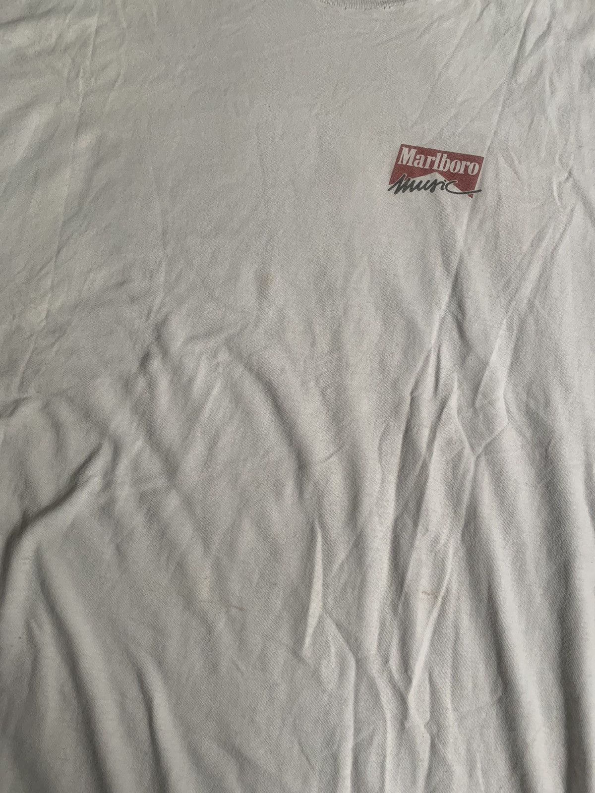 Marlboro Vintage 90s Thrashed Faded Marlboro Music Tee Erd Grunge Size US L / EU 52-54 / 3 - 2 Thumbnail