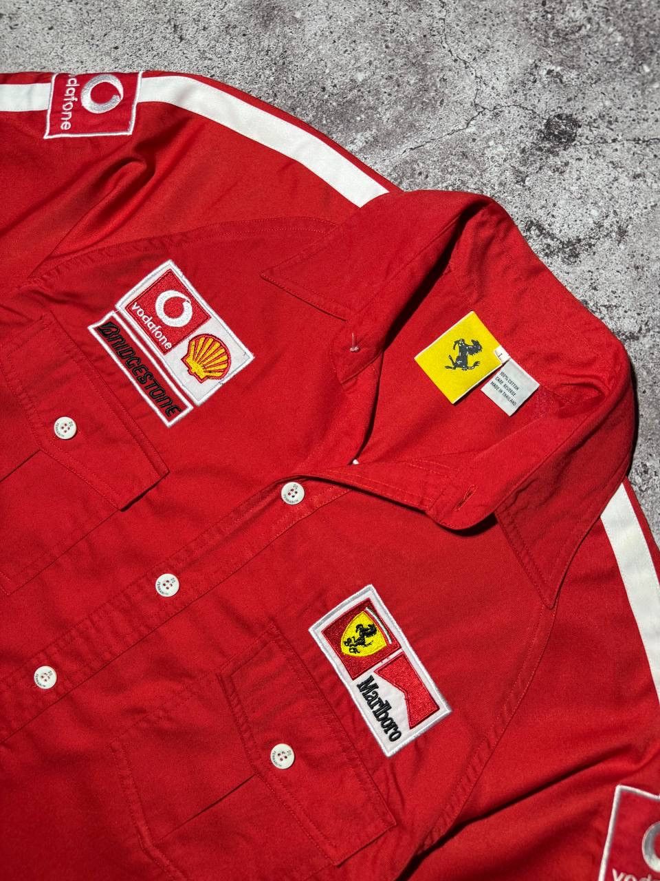Ferrari Ferrari Racing Formula One F1 Red Vintage Shirt Marlboro Size US L / EU 52-54 / 3 - 3 Thumbnail