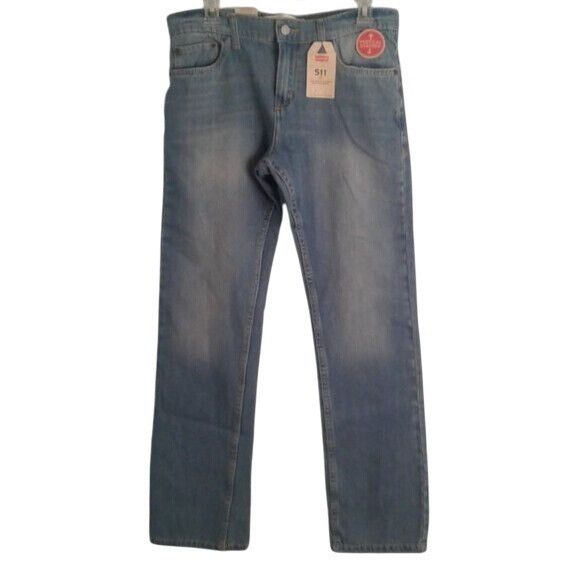 Levi's Levis 511 W29 L29 Mens 18 Reg Slim Blue Jeans Stretch Denim Size US 29 - 1 Thumbnail