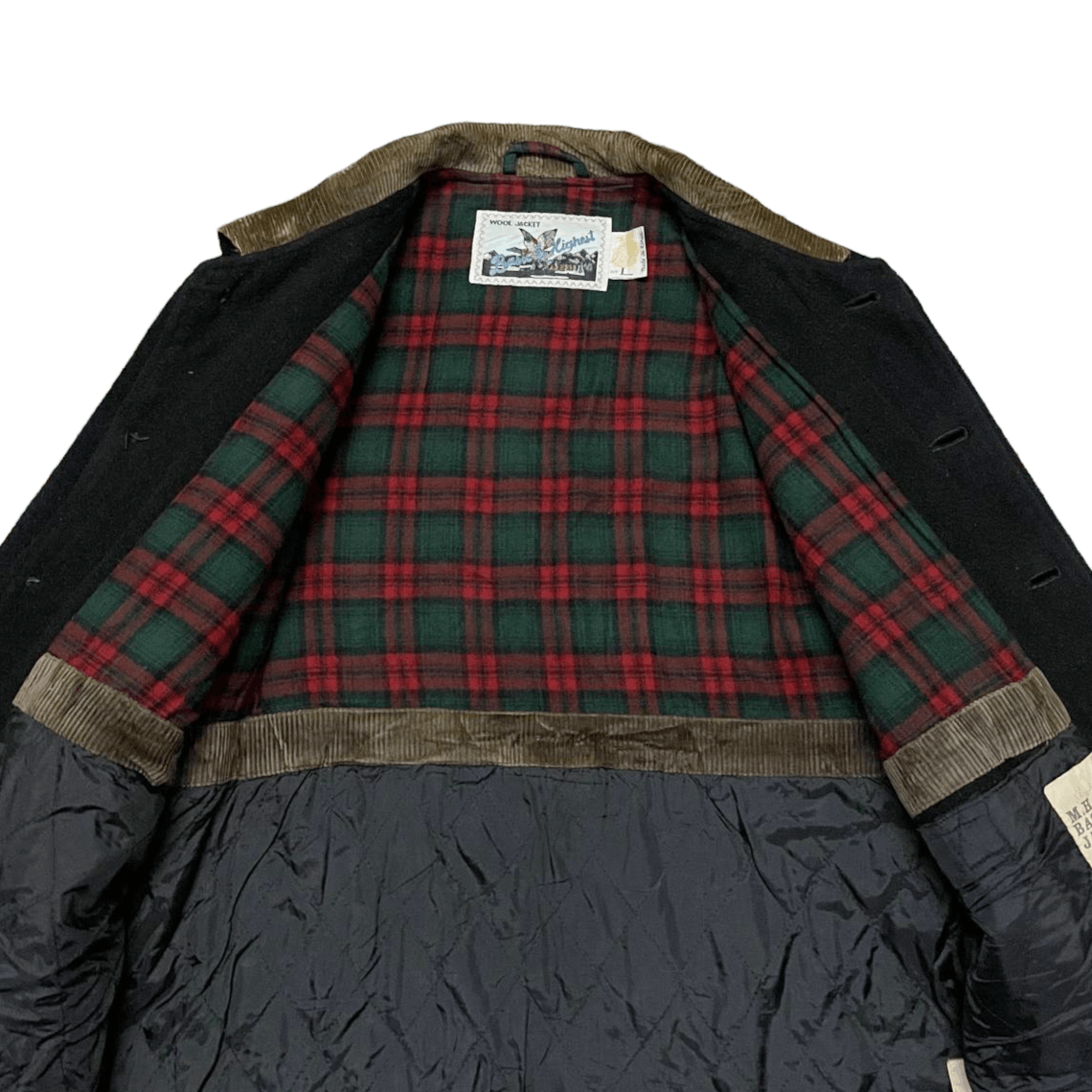 Japanese Brand Vtg Basic & Highest by Mac Hope Wool Jacket Corduroy Collar Size US M / EU 48-50 / 2 - 8 Thumbnail