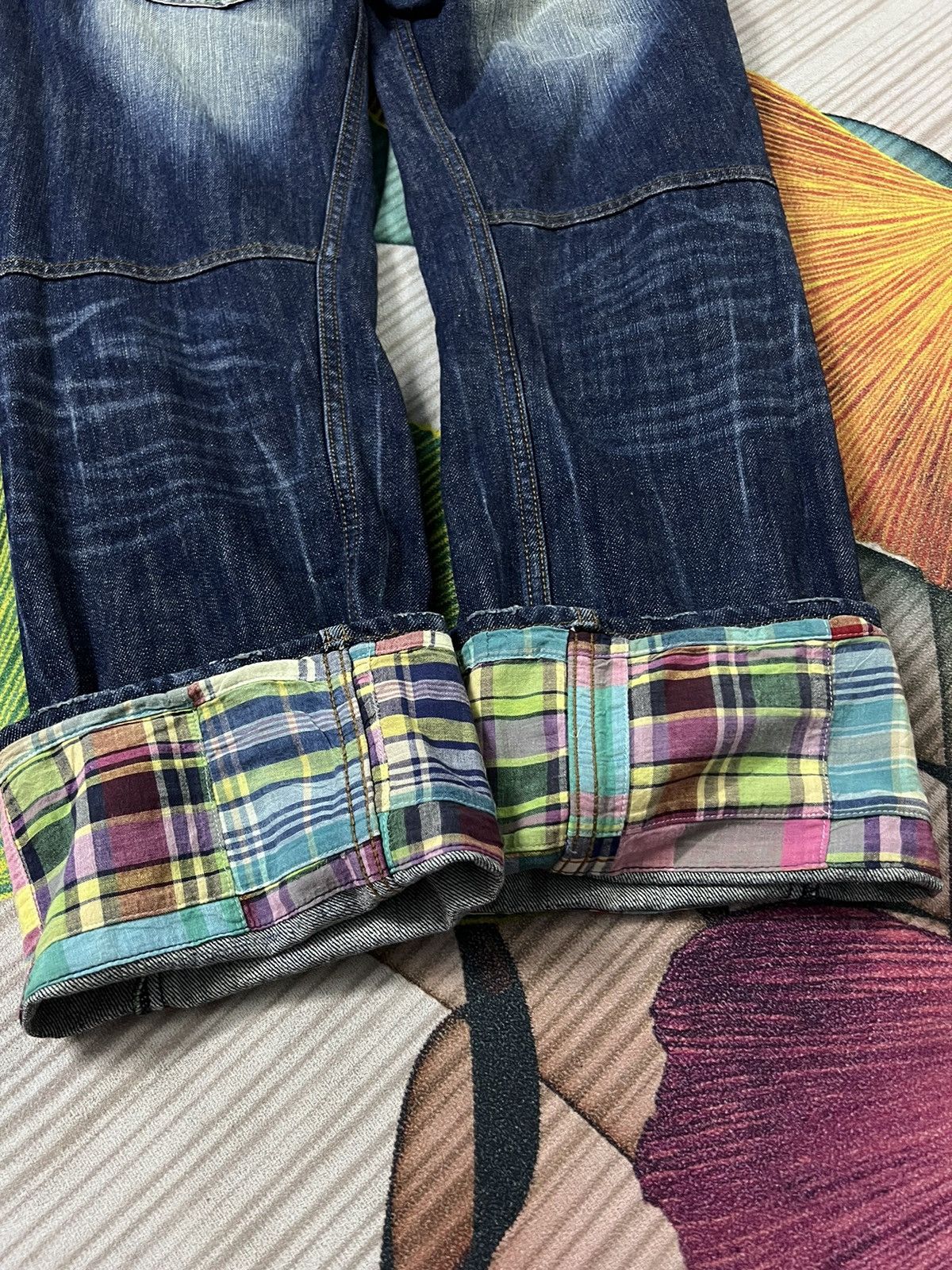 Japanese Brand × Seditionaries VTG DOMINATE HANDCRAFTED DOUBLE WAIST JEANS Size US 32 / EU 48 - 8 Thumbnail