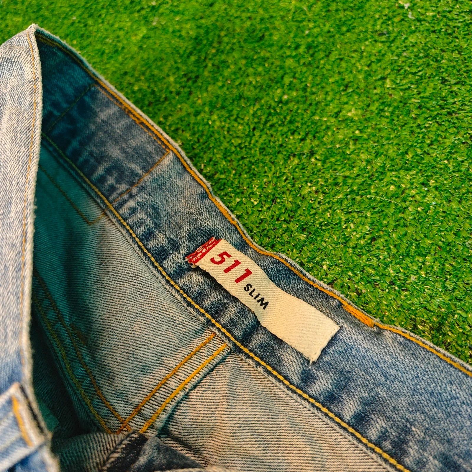 Levi's Levi's 511 Jeans Mens 33x32 blue Slim straight regular Size 33" - 8 Thumbnail