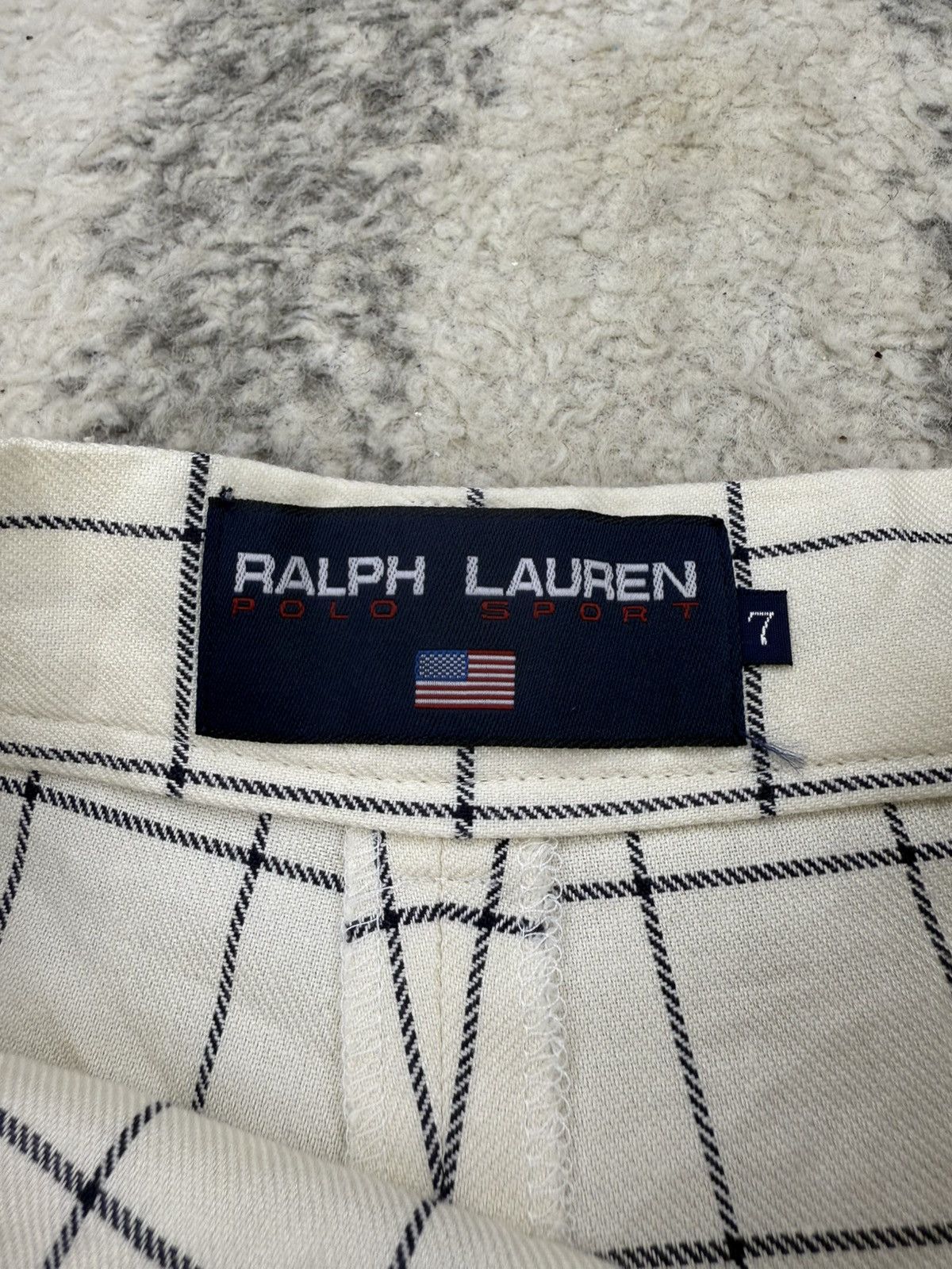 Polo Ralph Lauren × Ralph Lauren × Vintage Vintage POLO SPORT by RALPH LAUREN Checked Pant/Skirt Size 25" / US 0 / IT 36 - 4 Thumbnail