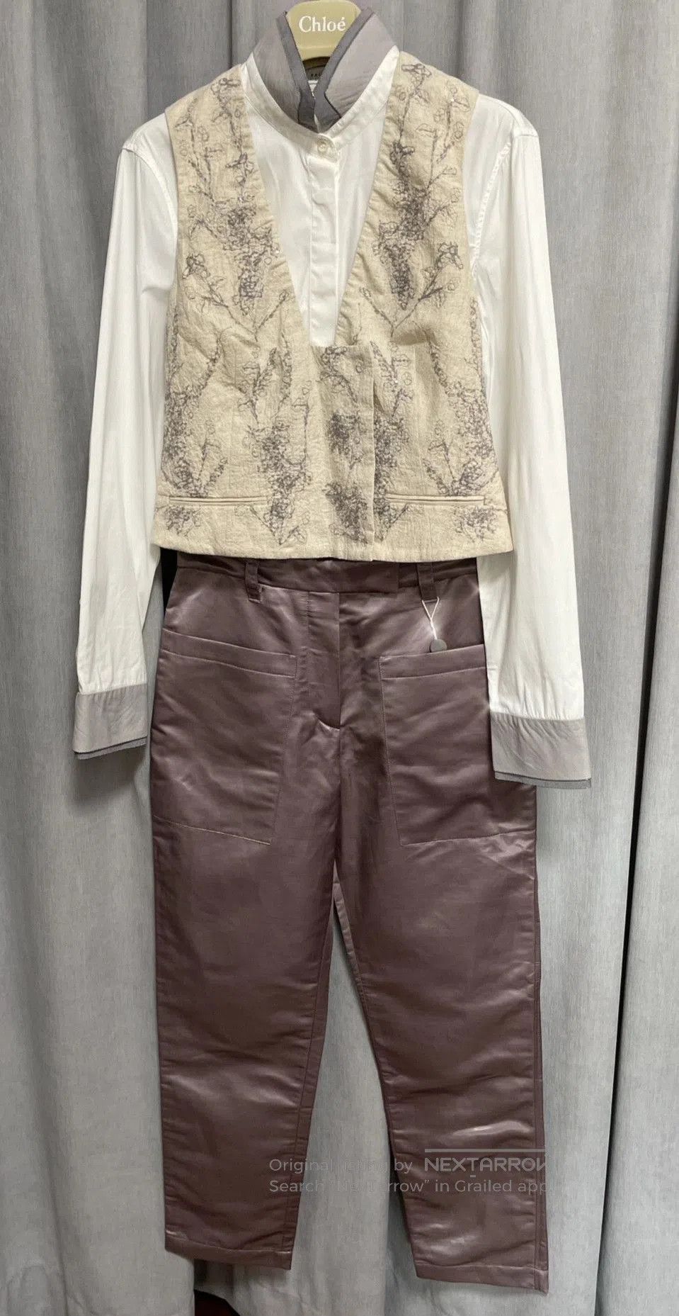 Brunello Cucinelli Brunello Cucinelli Embroidered Evening Vest. Size US XS / EU 42 / 0 - 3 Thumbnail