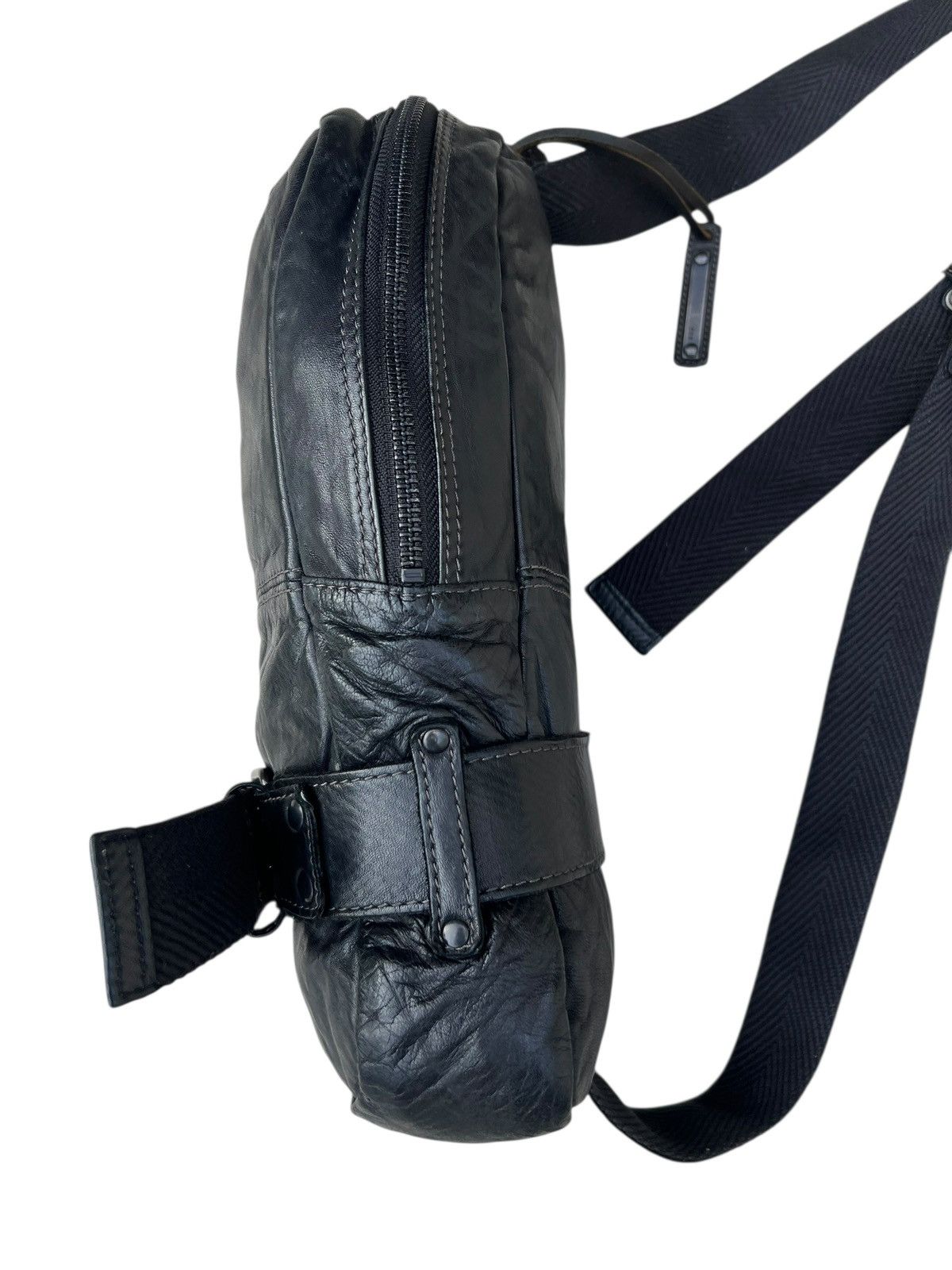 Leather Zer Japan Black Nappa Leather Bag Crossbody Size ONE SIZE - 12 Thumbnail