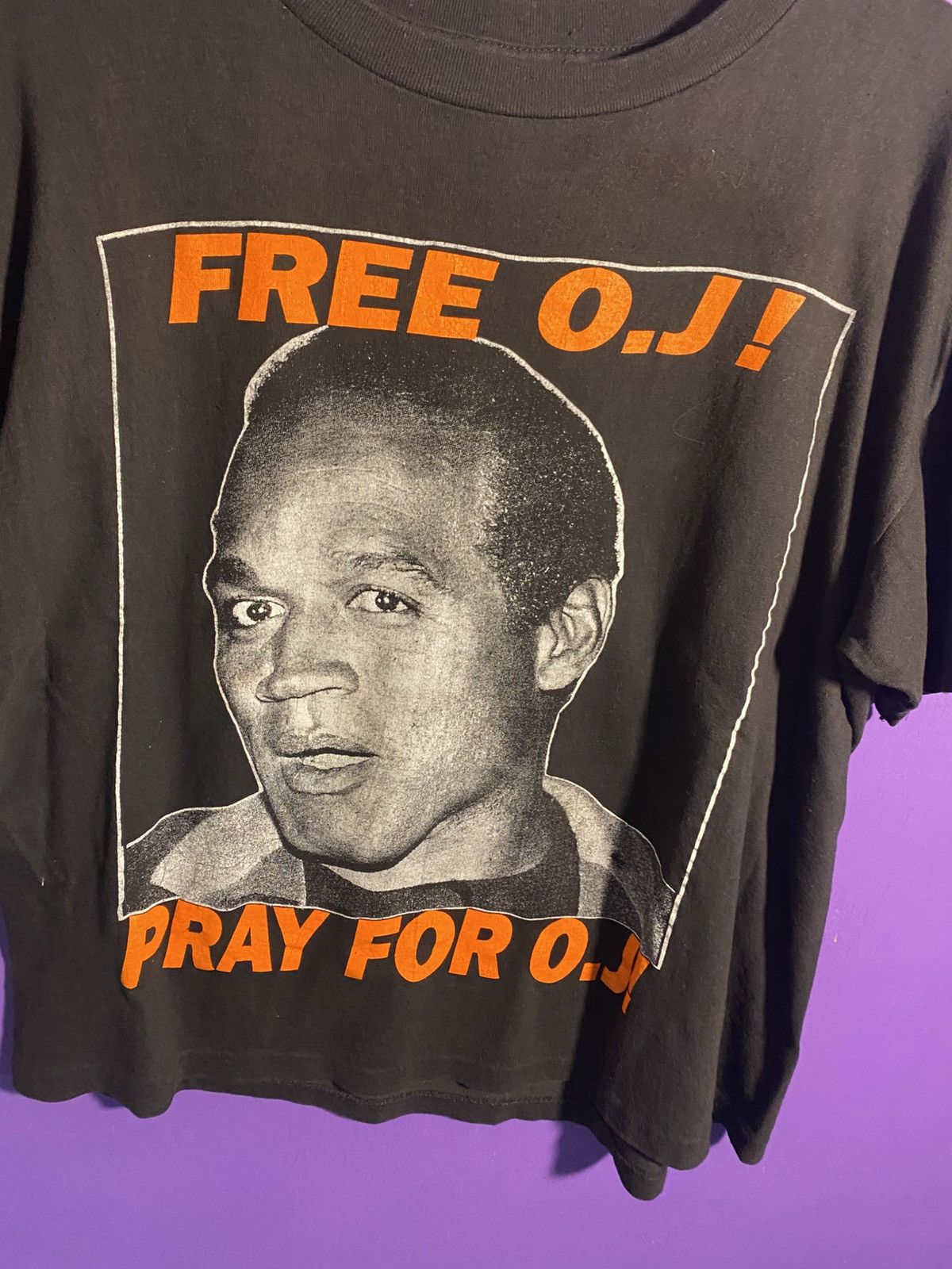Rap Tees × Vintage Vintage 90s OJ Simpson Dont squeeze the juice rap tee Size US L / EU 52-54 / 3 - 3 Thumbnail