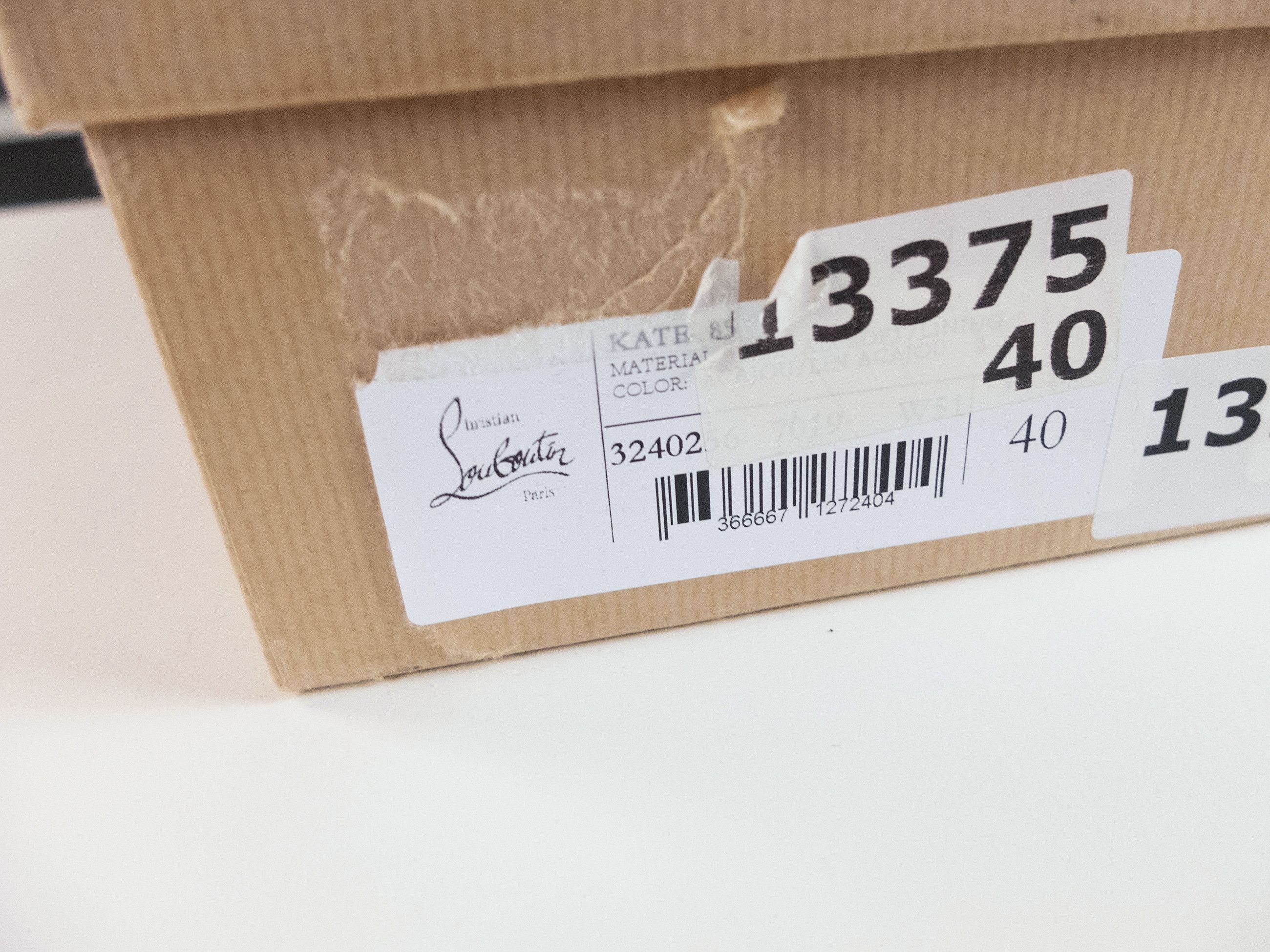 Christian Louboutin CHRISTIAN LOUBOUTIN Kate brown alligator embossed pumps 10 Size US 10 / IT 40 - 13 Thumbnail