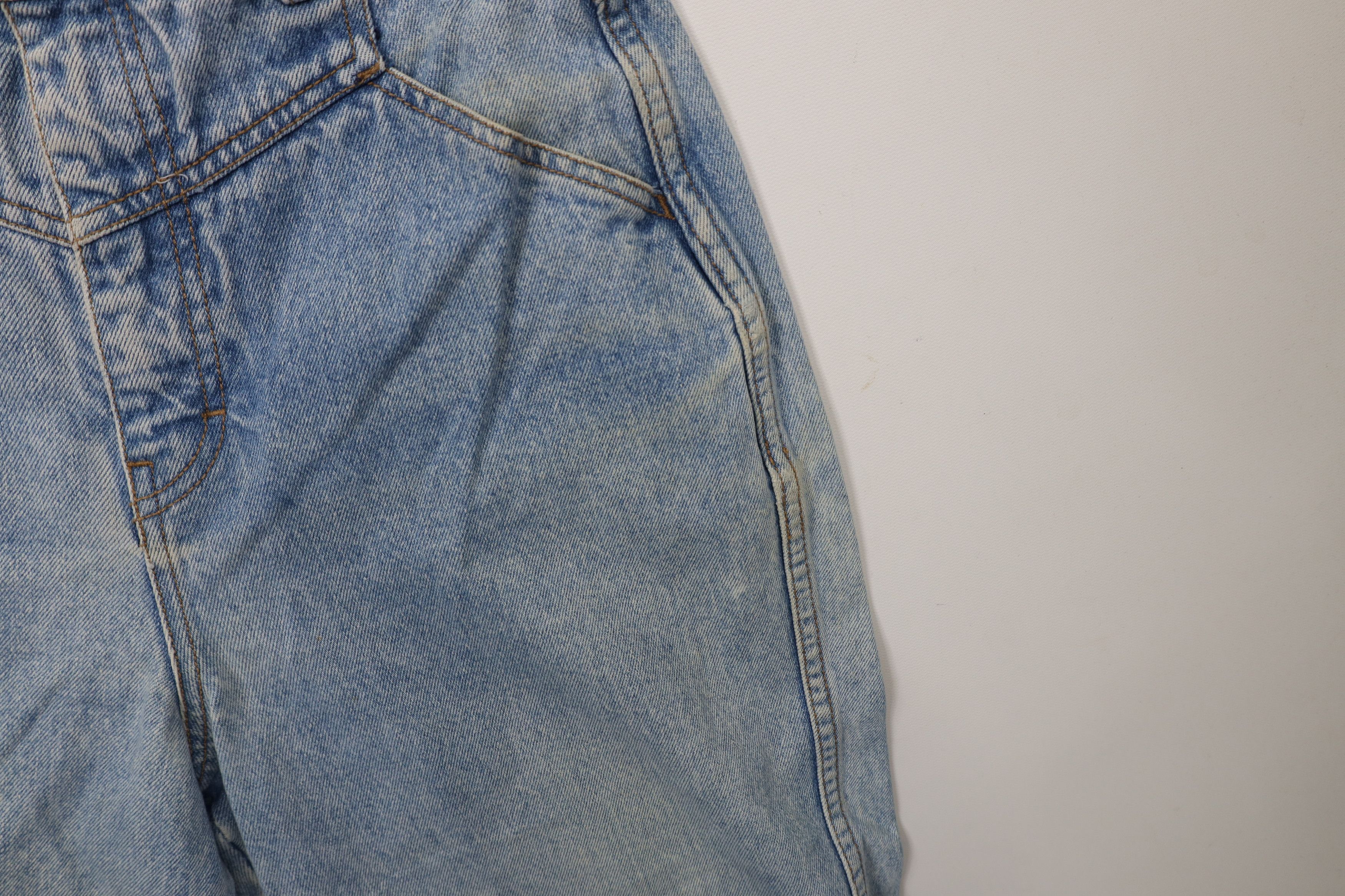 Vintage Vintage 90s Streetwear High Waist Tapered Leg Denim Jeans Size 28" / US 6 / IT 42 - 7 Thumbnail