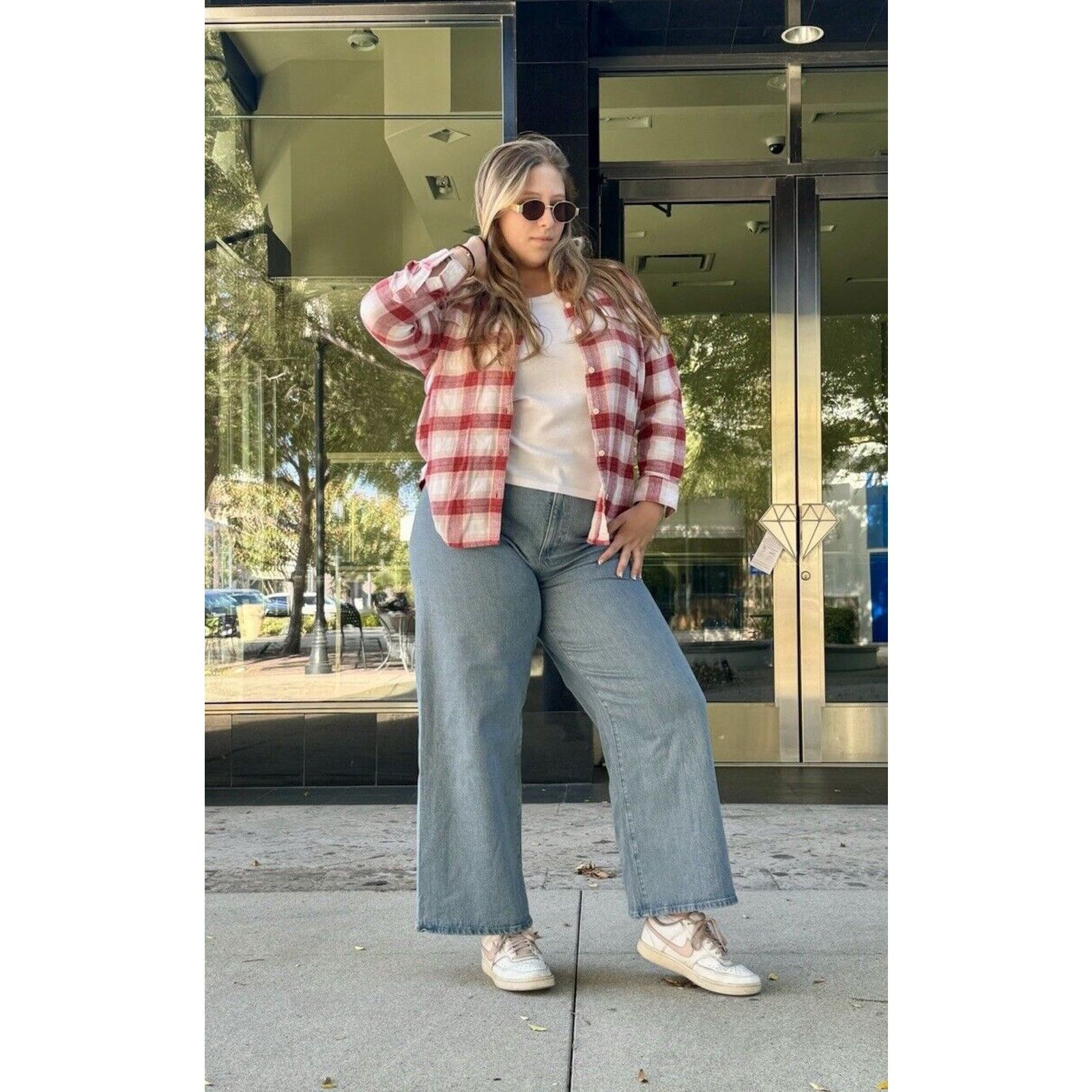 Other DOJA CAT Plaid Flannel Retro Rap Hip Hop Plaid Flannel Shirt Size L / US 10 / IT 46 - 2 Thumbnail