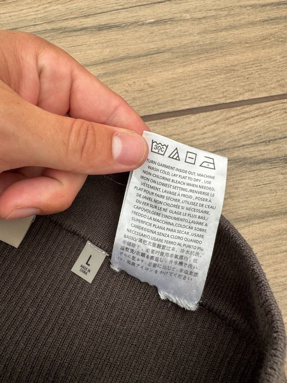 Fear of God Essentials Fear of God Brown Rib Leggings Rib knit FW25 Size 34" / US 12 / IT 48 - 12 Thumbnail