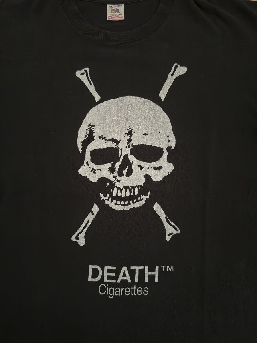 Vintage Vintage Death Cigarettes Tee Size US L / EU 52-54 / 3 - 3 Thumbnail