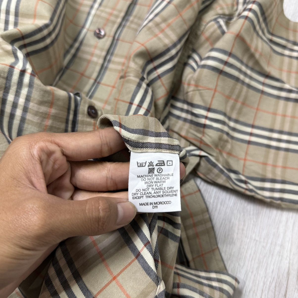 Burberry BURBERRY nova check button up shirt Size US XL / EU 56 / 4 - 5 Thumbnail