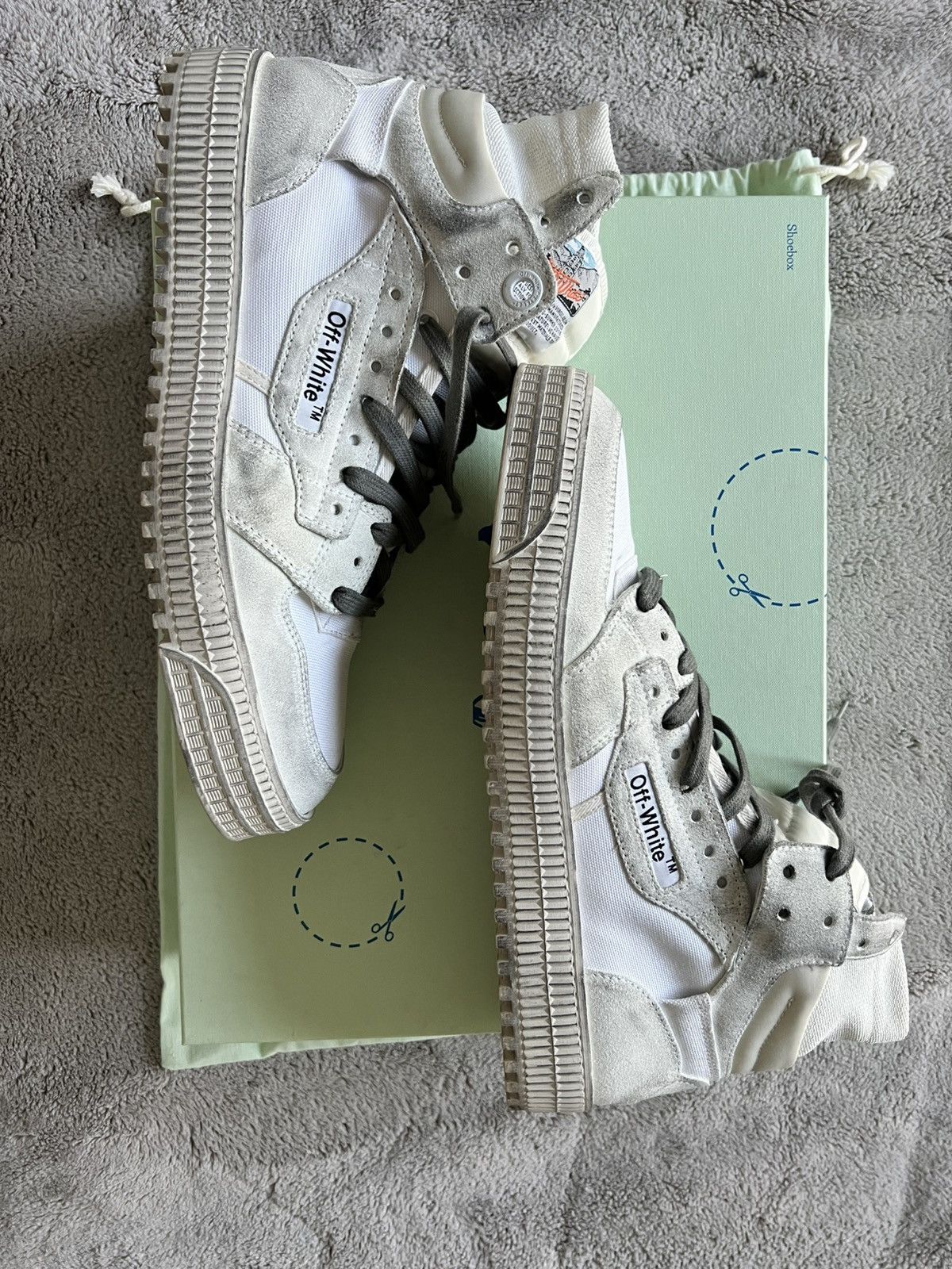 Off-White Off-White Off-Court 3.0 High-Top Sneaker Size US 9.5 / EU 42-43 - 10 Thumbnail