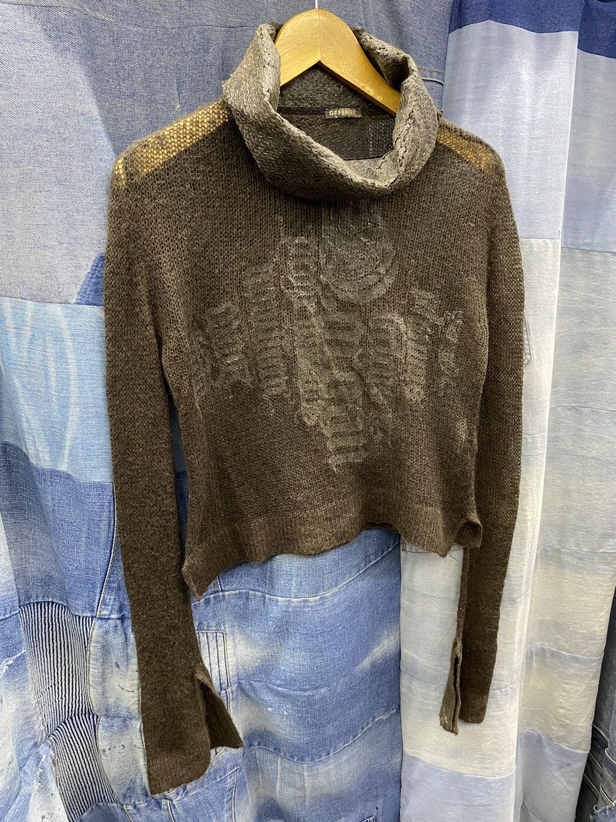 If Six Was Nine × Japanese Brand numbernine style open knit GFFERRE grunge gothic style Size S / US 4 / IT 40 - 4 Thumbnail