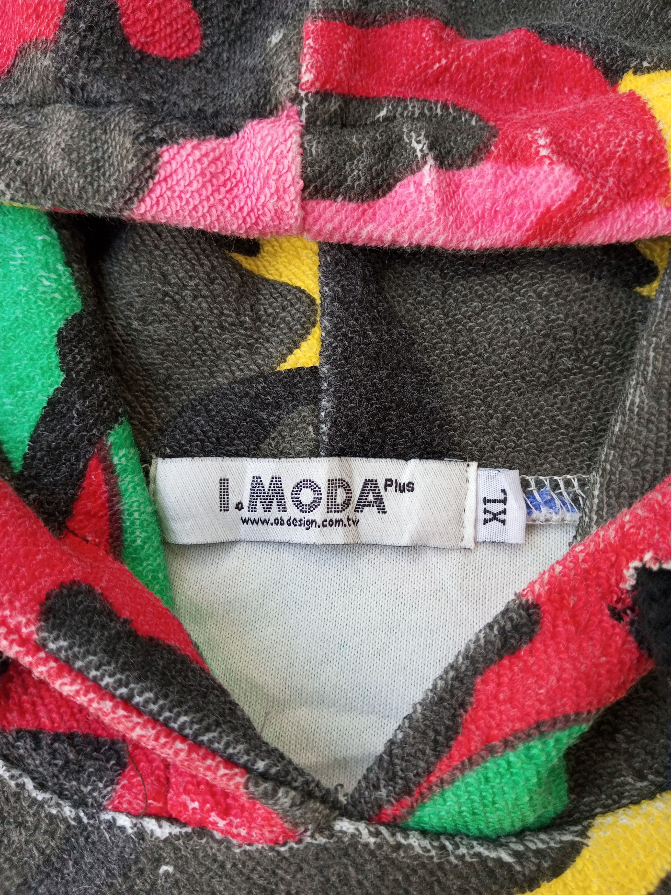 Hysteric Glamour × Japanese Brand × Vintage Imoda Japanesebrand Multicolour Jacket Hoodie Size US XL / EU 56 / 4 - 10 Thumbnail
