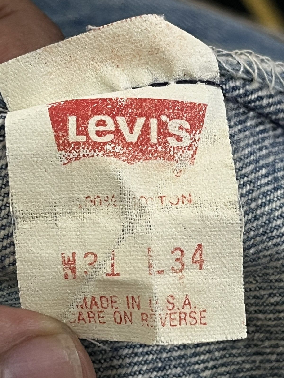 LVC × Levi's × Levi's Vintage Clothing Vintage Levi’s 501xx Mudwash Distressed Denim Size US 29 - 9 Thumbnail