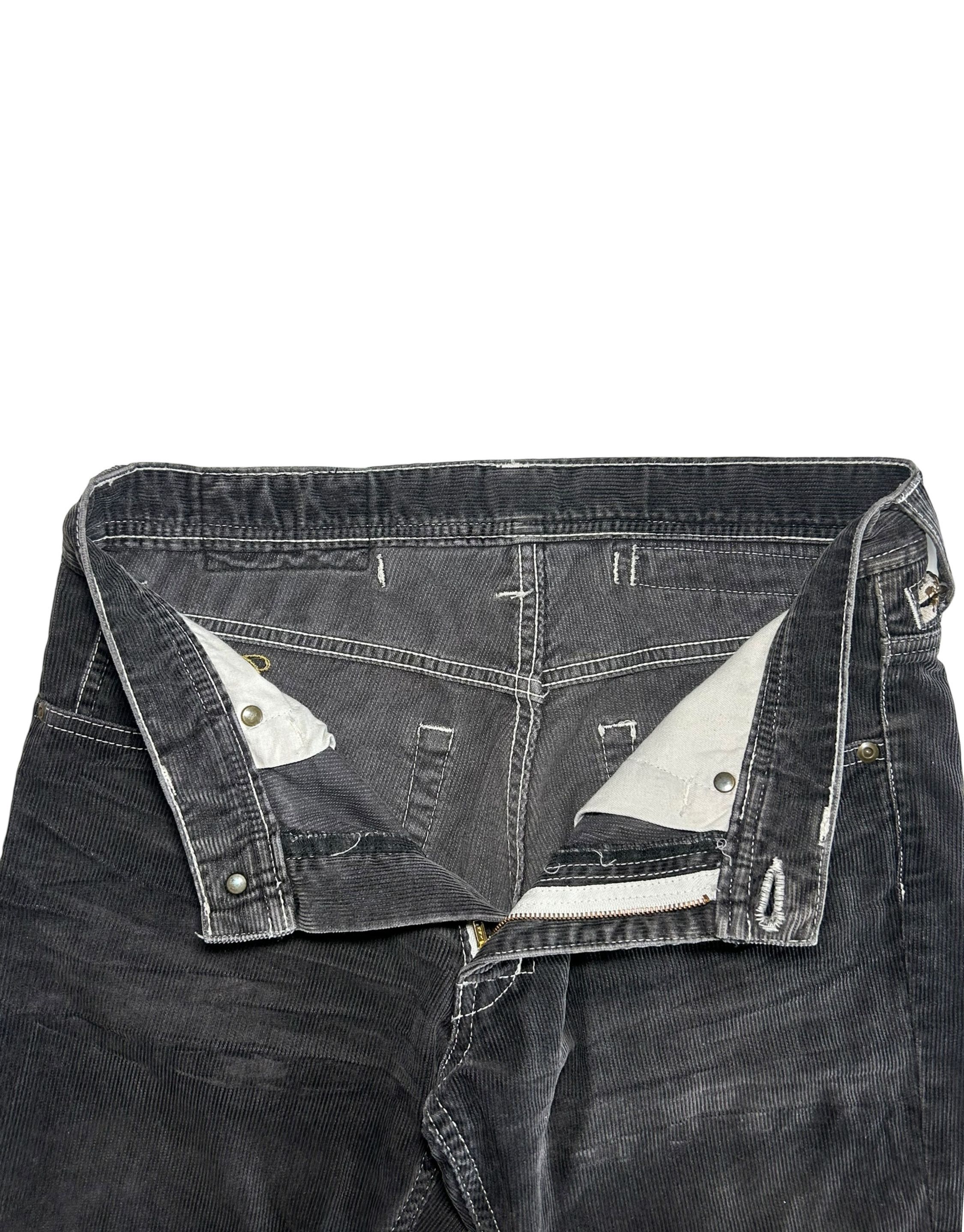 Japanese Brand Charmcult Curved Cord Pants Size US 30 / EU 46 - 3 Thumbnail