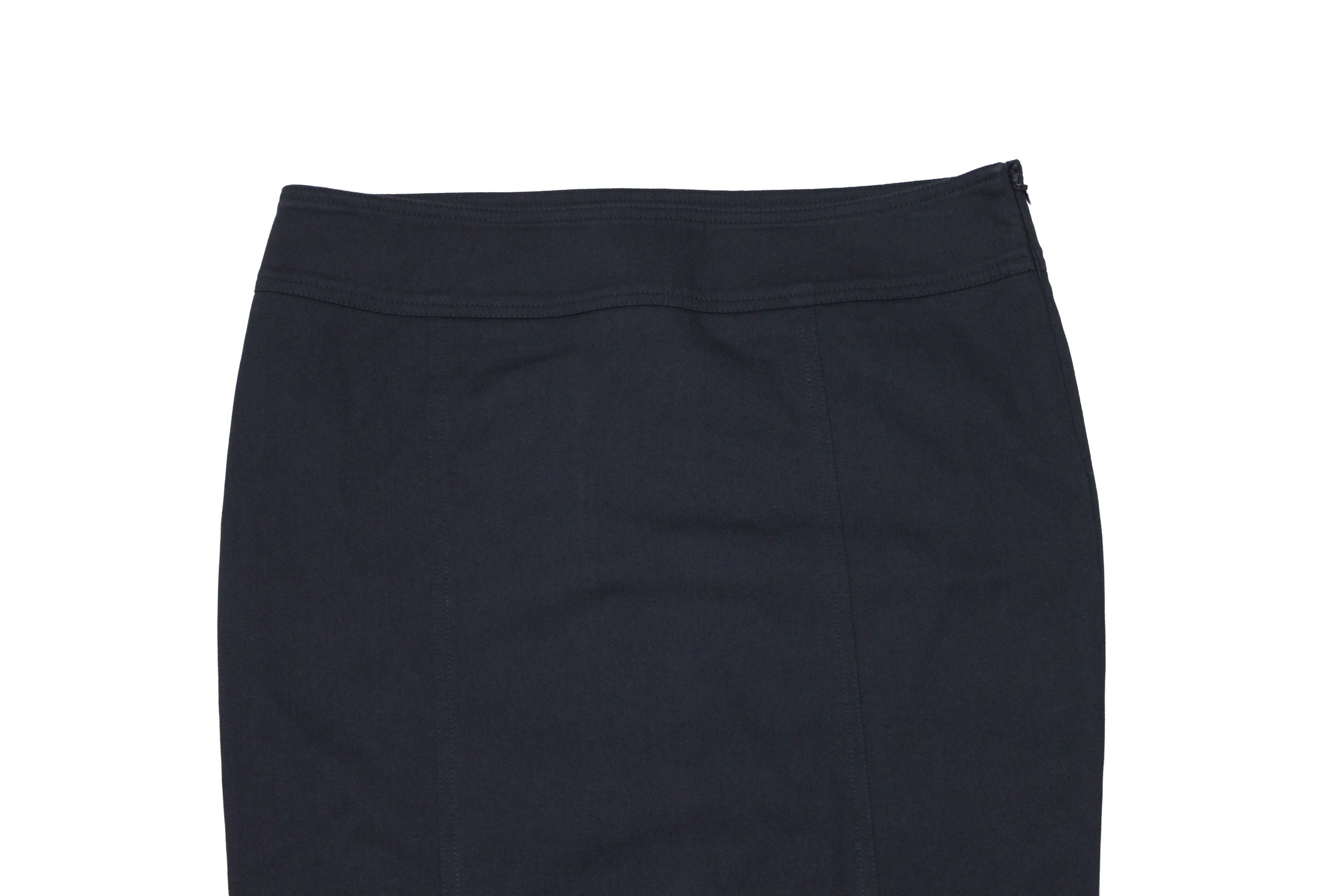Burberry Prorsum Cotton Midi Skirt Size 27" / US 4 / IT 40 - 3 Thumbnail