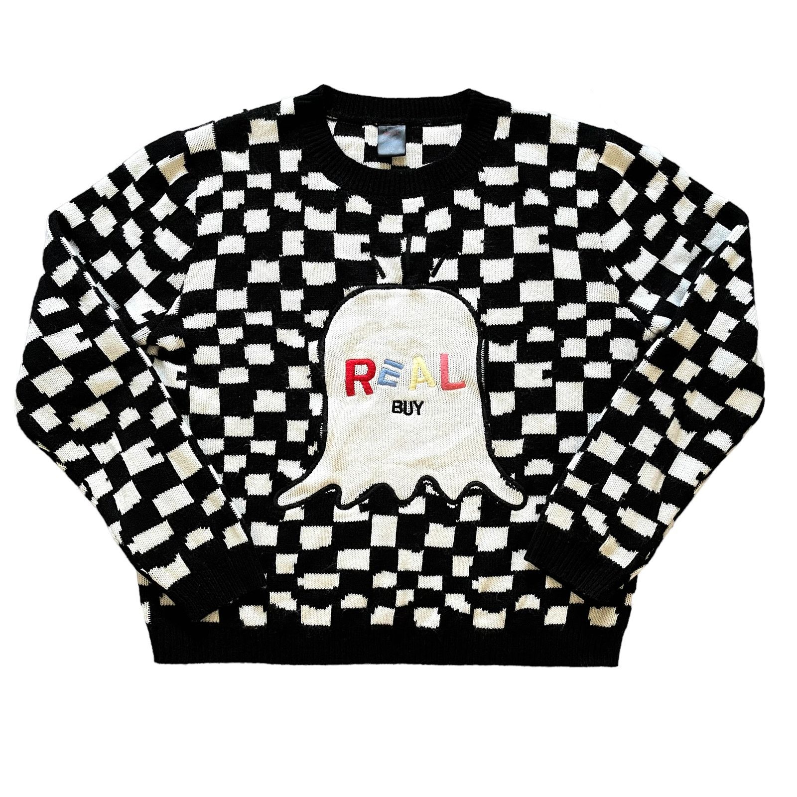 Other The Real Buy Ghost Checker Jumper - GucciGhost Sweater SS20 Size US S / EU 44-46 / 1 - 1 Thumbnail