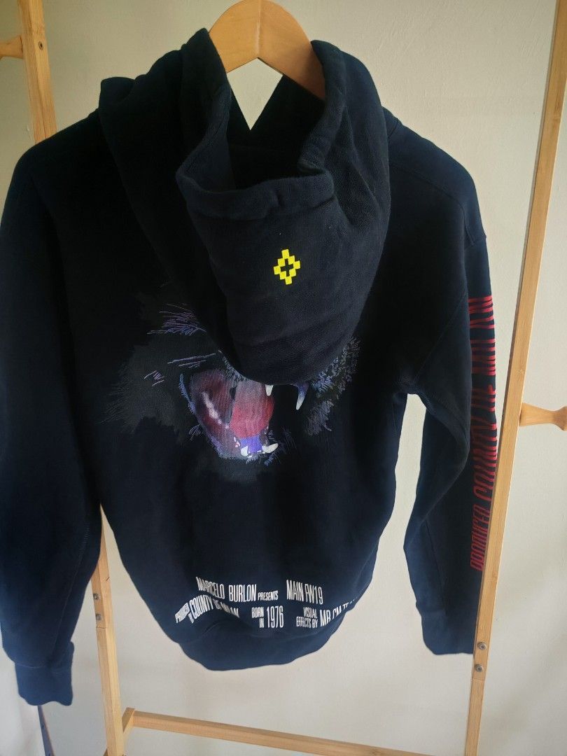 Marcelo Burlon Marcelo Burlon Black Cat Hoodie Never Sleep Size US M / EU 48-50 / 2 - 6 Thumbnail