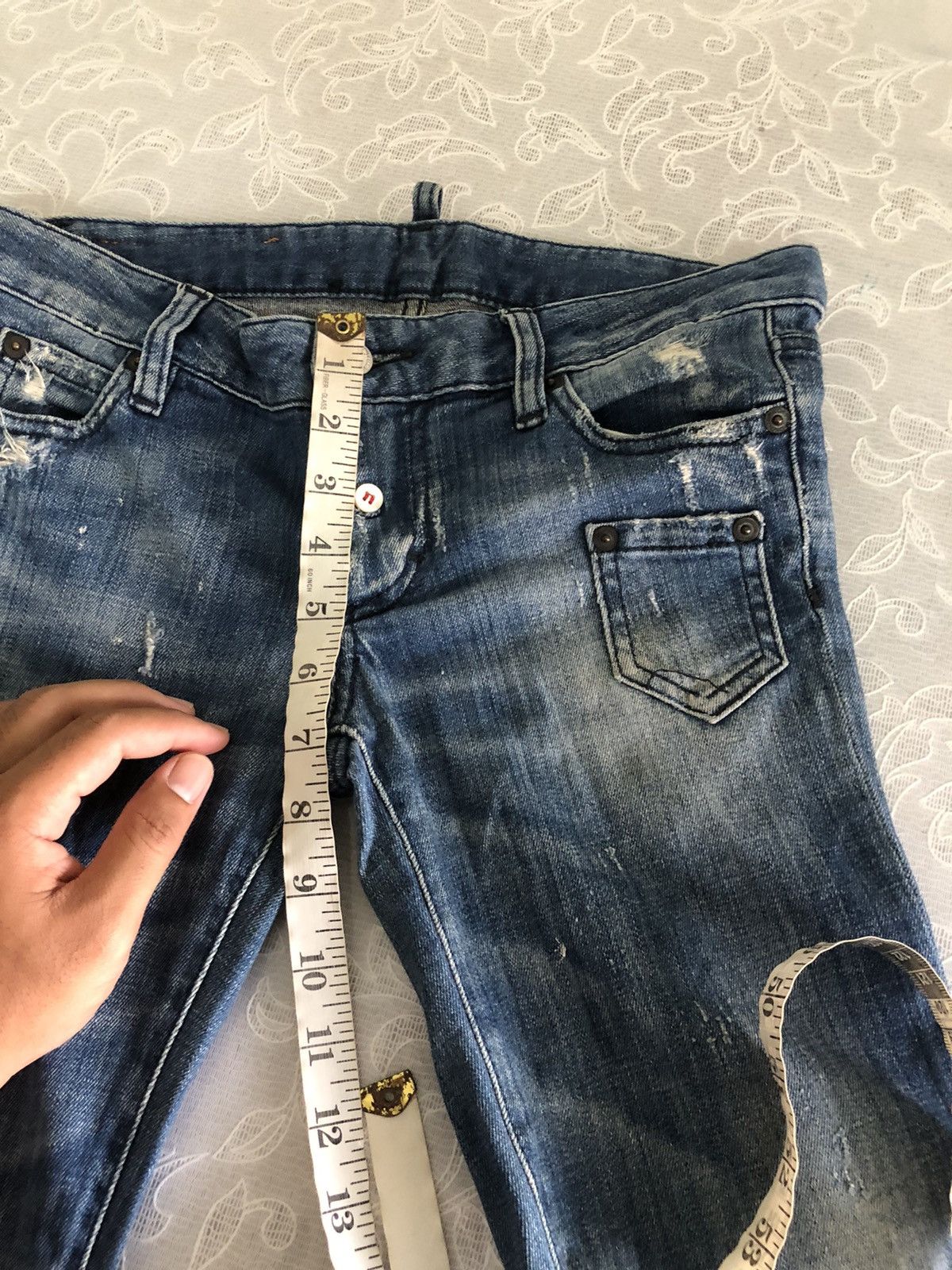 Dsquared2 Dsquared2 Distressed Punk Design Skinny Denim Size 26" / US 2 / IT 38 - 16 Thumbnail